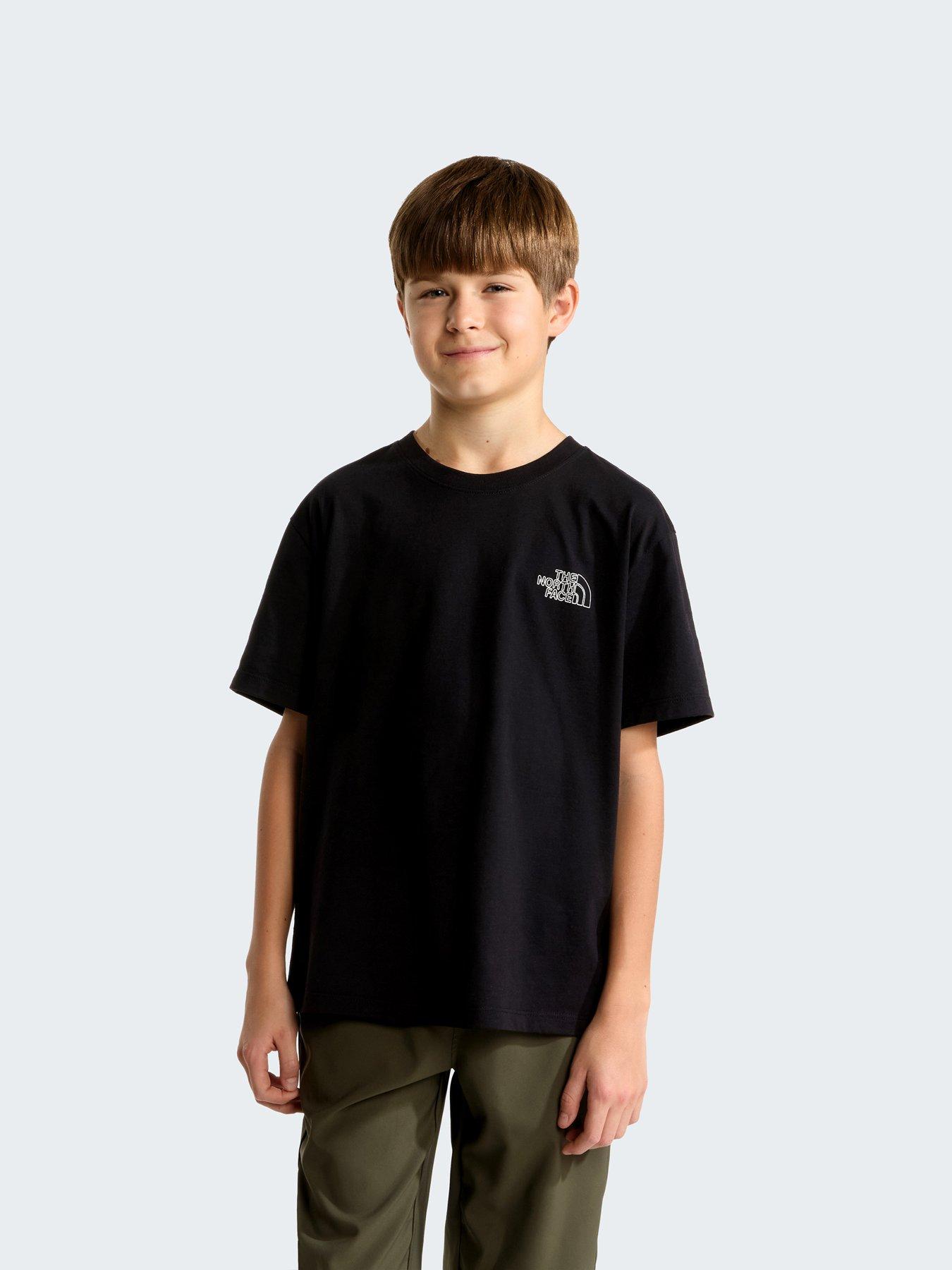 Image 4 of 5 of The North Face Teens' Alien Relaxed Graphic T-Shirt - Black
