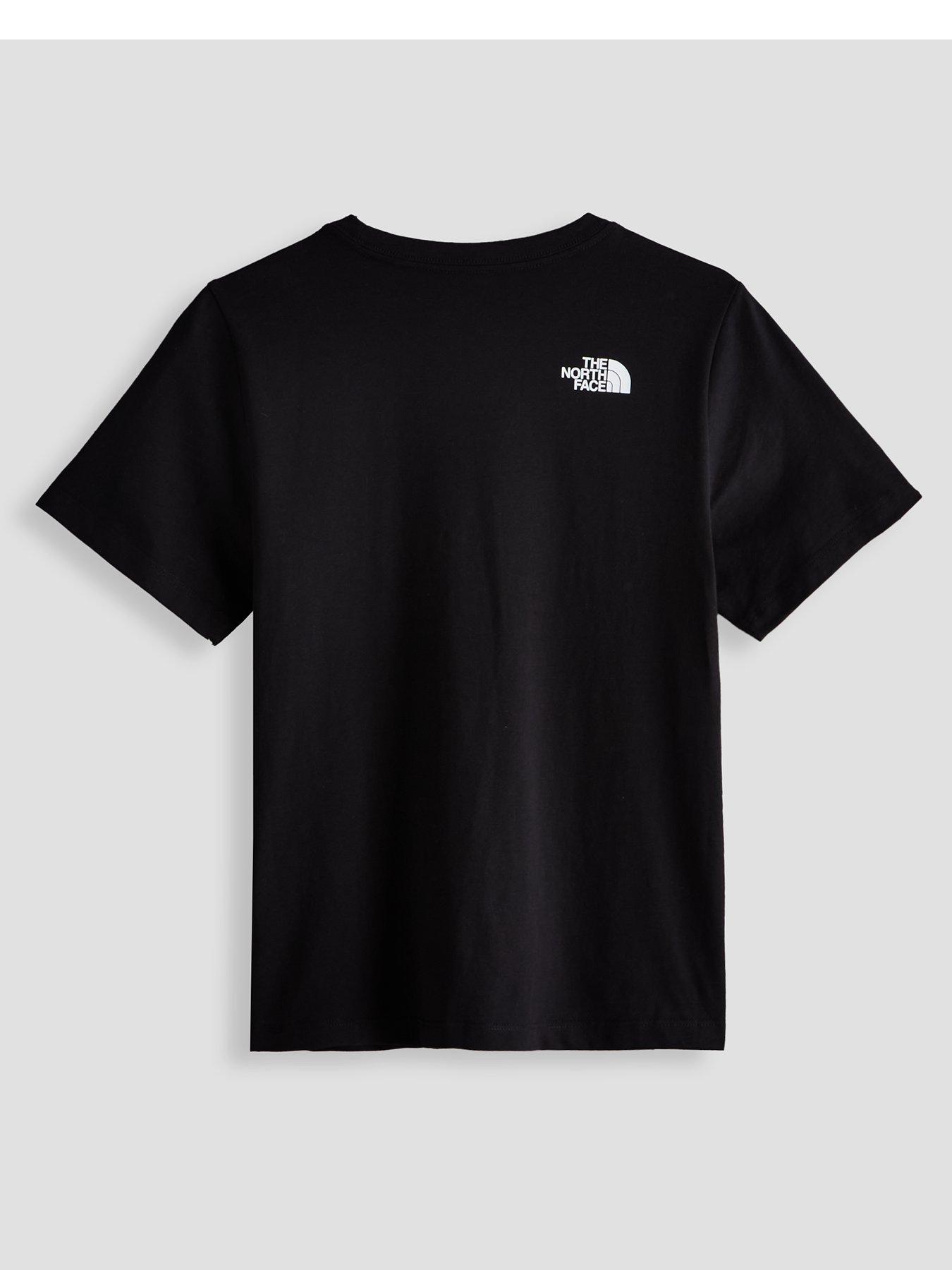 Image 2 of 6 of The North Face Junior Unisex Evolution Half Dome T-Shirt - Black