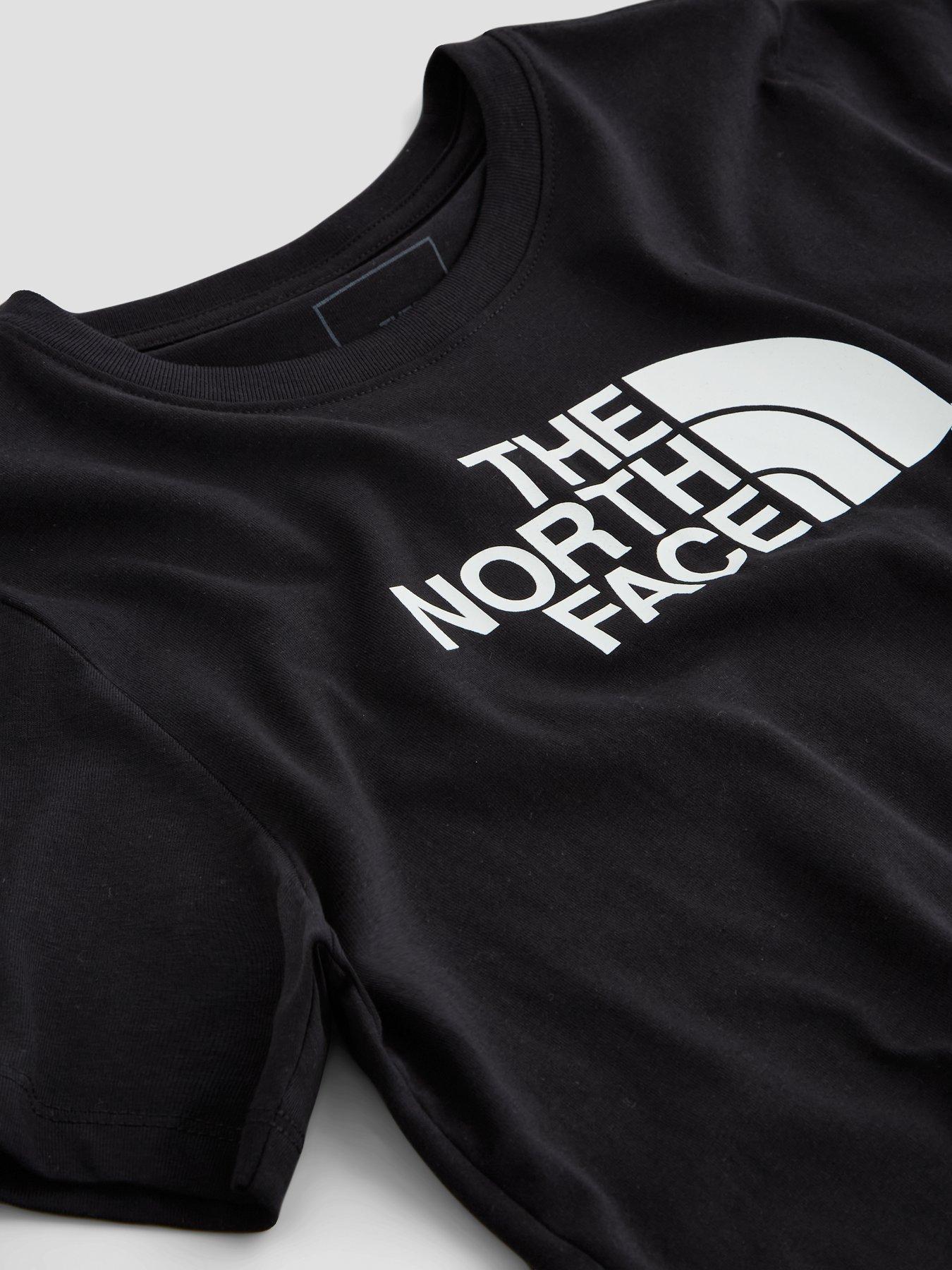 Image 4 of 6 of The North Face Junior Unisex Evolution Half Dome T-Shirt - Black