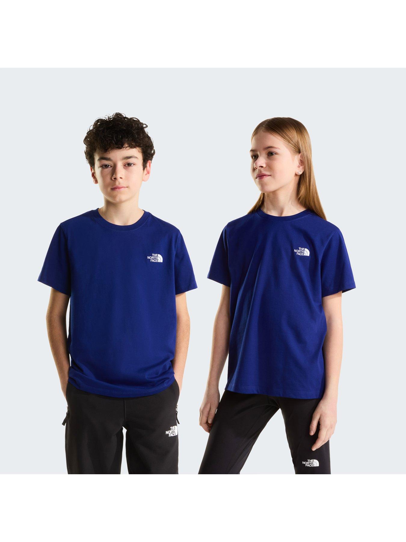 The North Face Unisex Kids Bleu Children's T-Shirt Evolution Simple Dome - Image 3