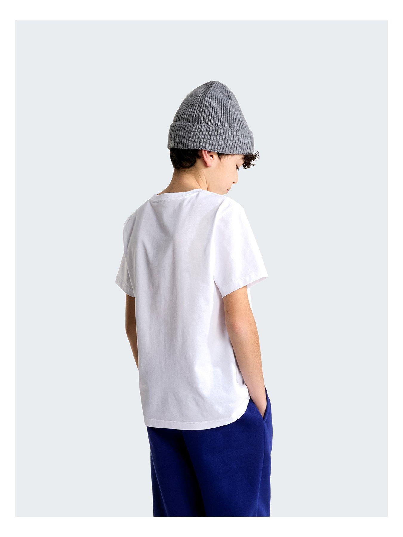 Image 3 of 5 of The North Face Junior Unisex Evolution Simple Dome T-shirt - White