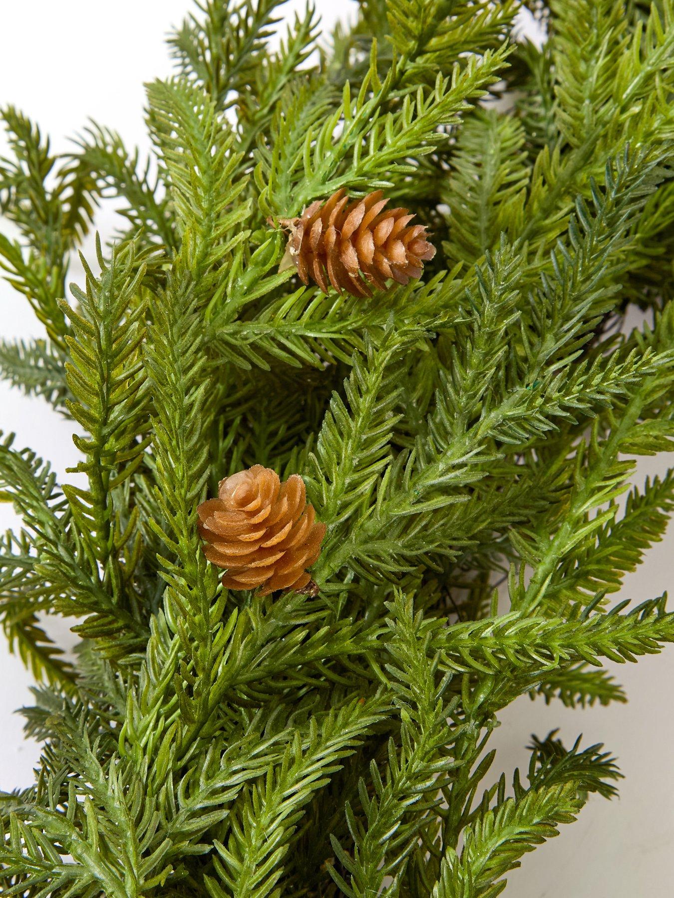 Image 3 of 3 of Scottish Everlastings Pine Wreath - 60cm