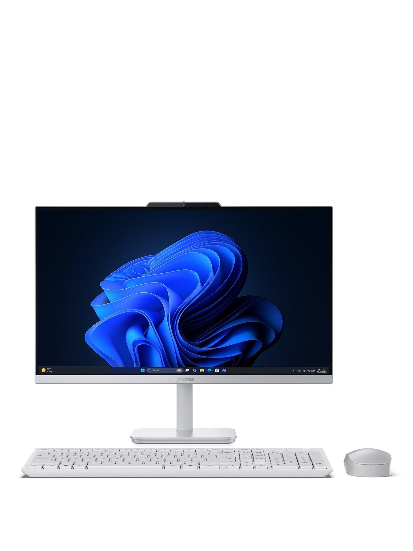 Image 1 of 7 of Lenovo A105 All-in-one Desktop - AMD Ryzen 5 - 8GB RAM - 512GB - 23.8in FHD (1920x1080) - Grey