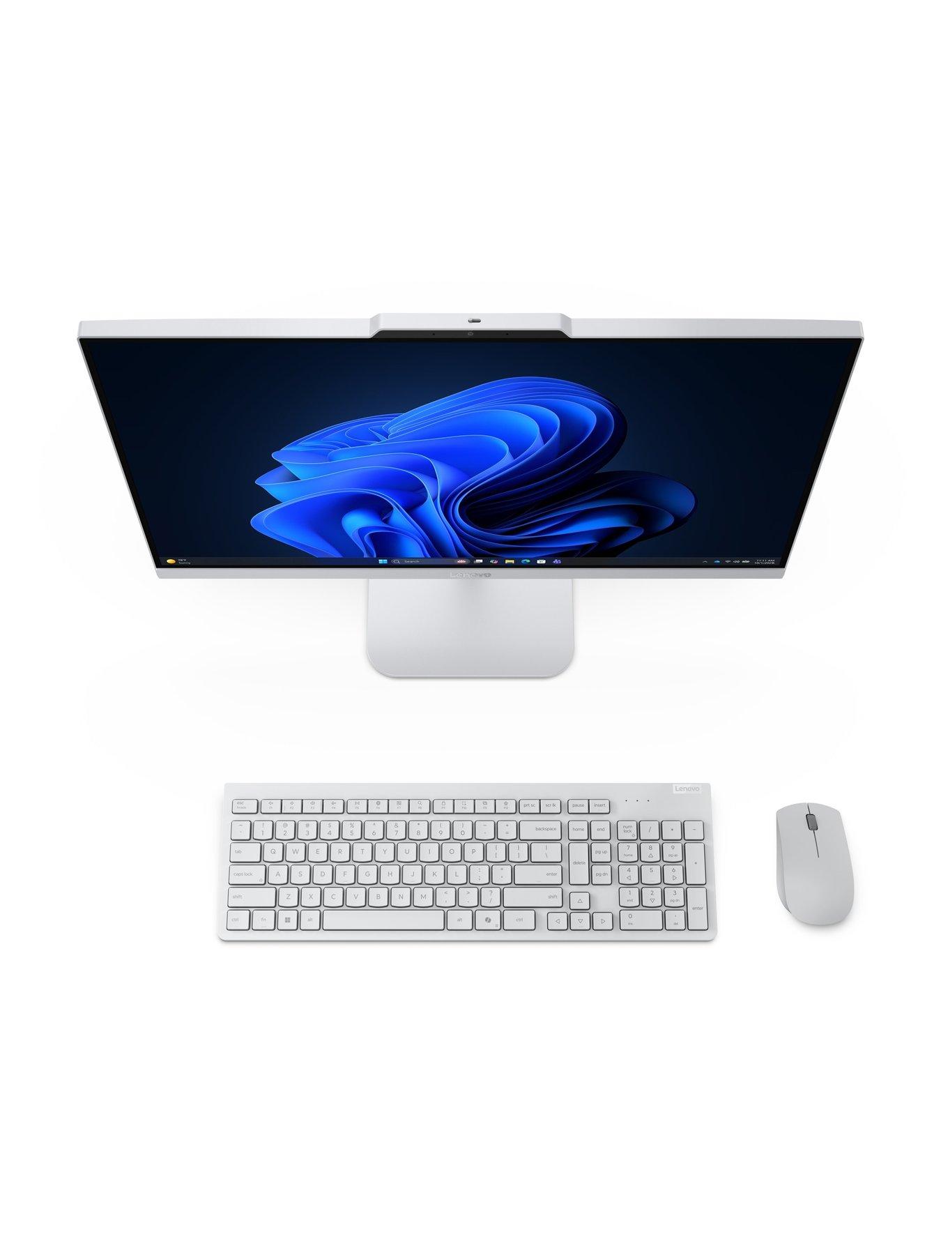 Image 2 of 7 of Lenovo A105 All-in-one Desktop - AMD Ryzen 5 - 8GB RAM - 512GB - 23.8in FHD (1920x1080) - Grey