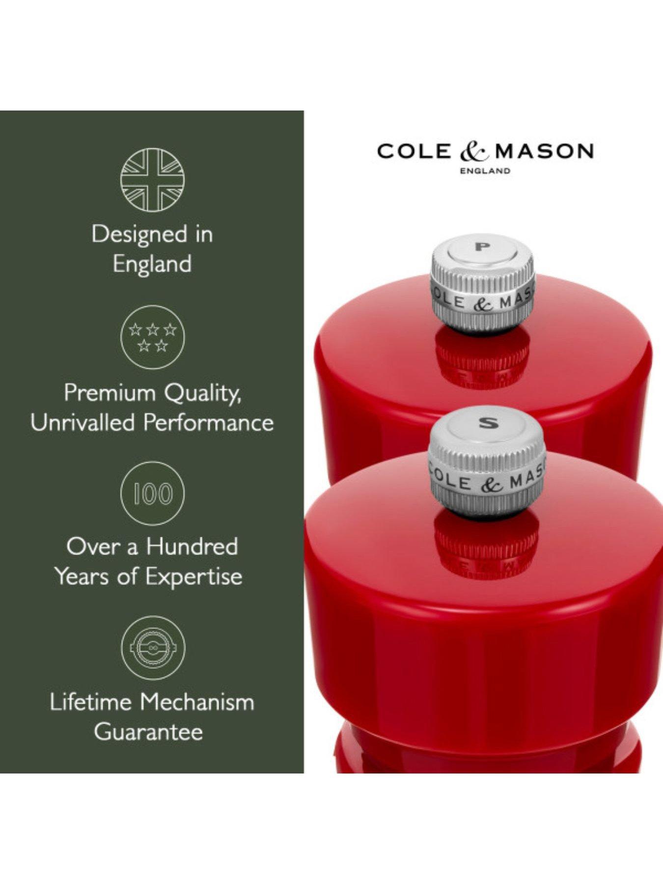 Image 4 of 7 of Cole & Mason London London Acrylic 150mm Red Gloss Gift Set