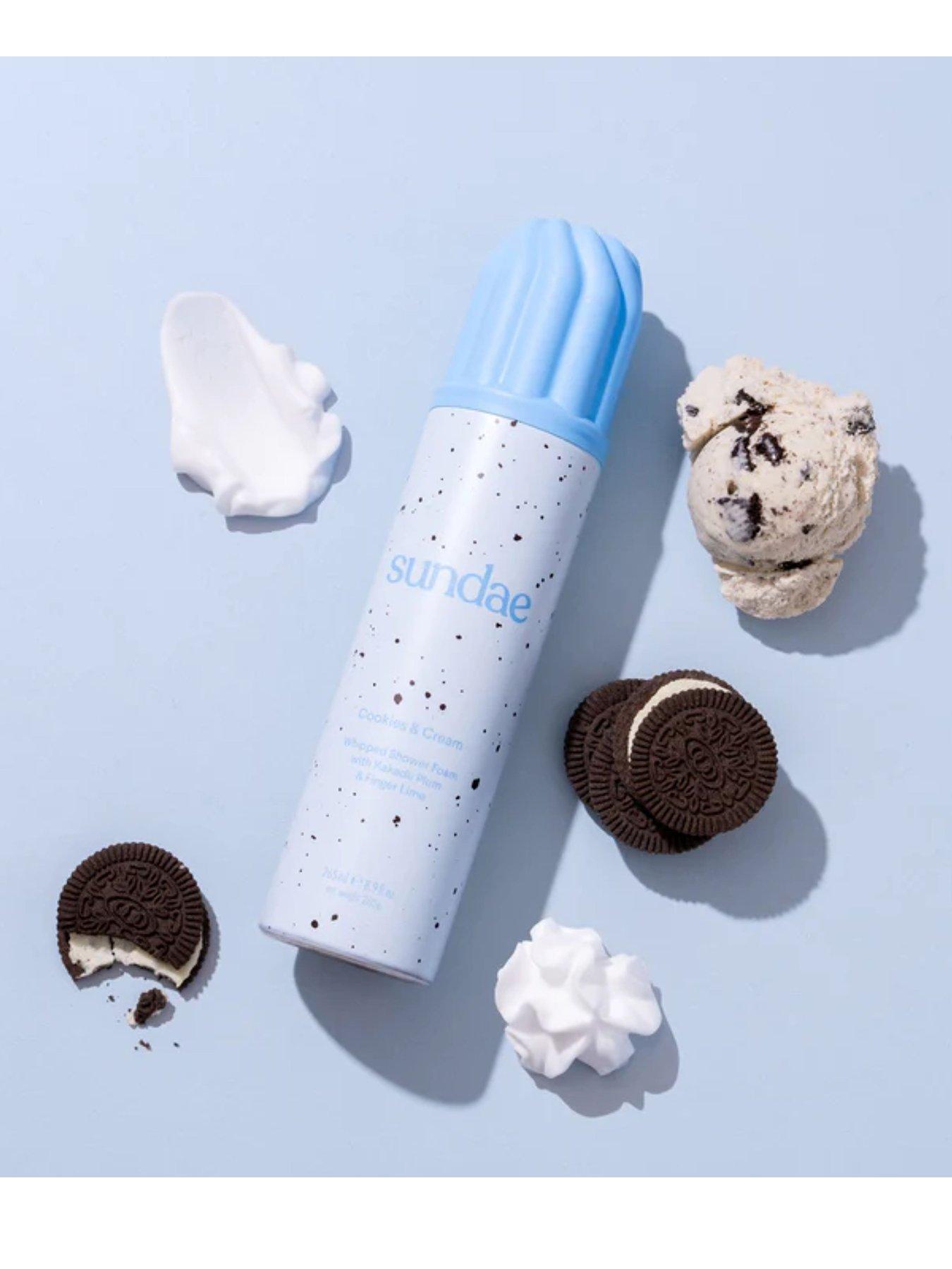 Image 1 of 3 of Sundae Shower Foam - Cookies &amp; Cream