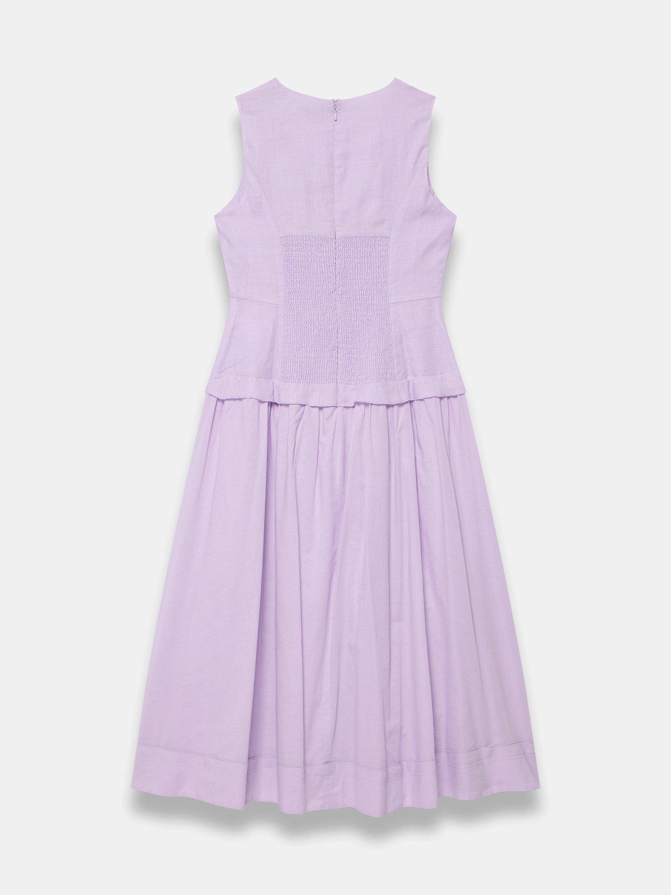 Mint Velvet Lilac Drop Waist Dress | Very