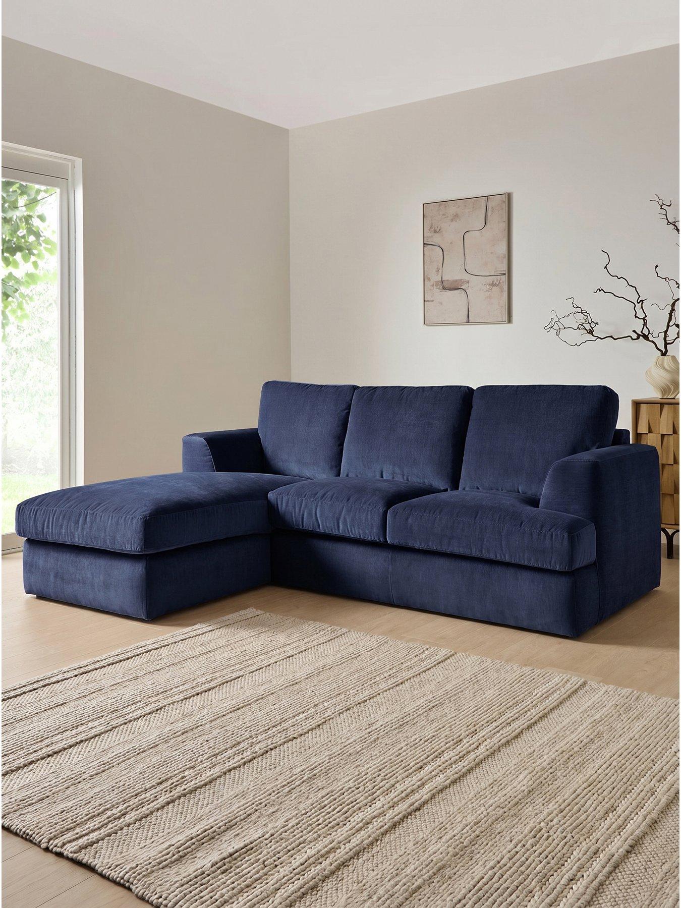 The Very Collection Escana Left Hand 3 Seater Chaise Sofa
