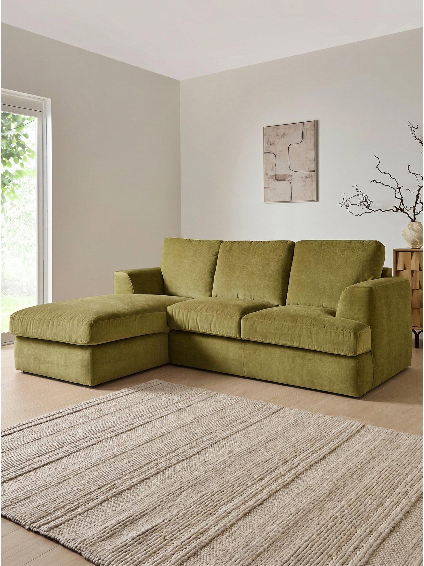 The Very Collection Escana Left Hand 3 Seater Chaise Sofa