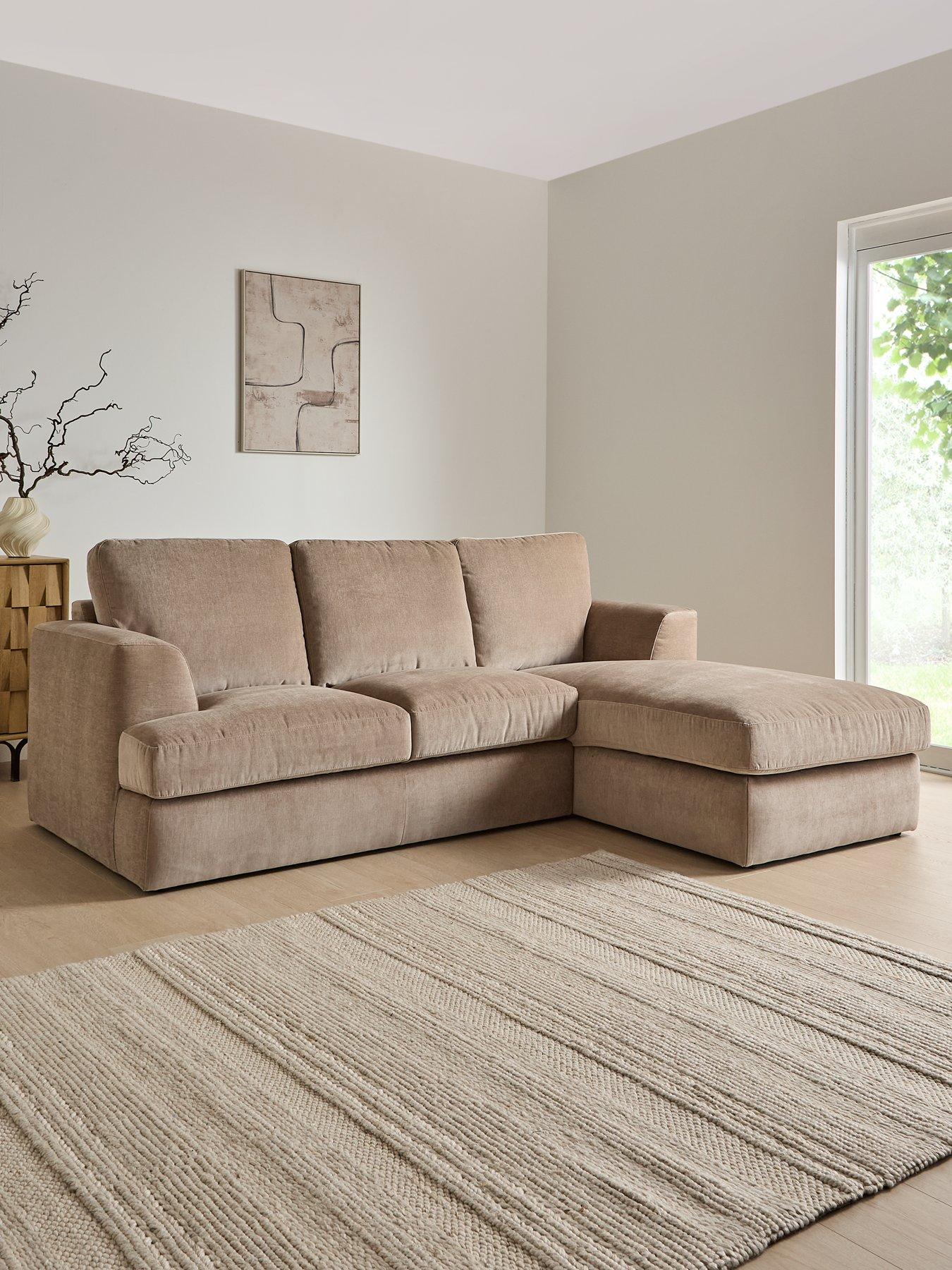 The Very Collection Escana Right Hand 3 Seater Chaise Sofa