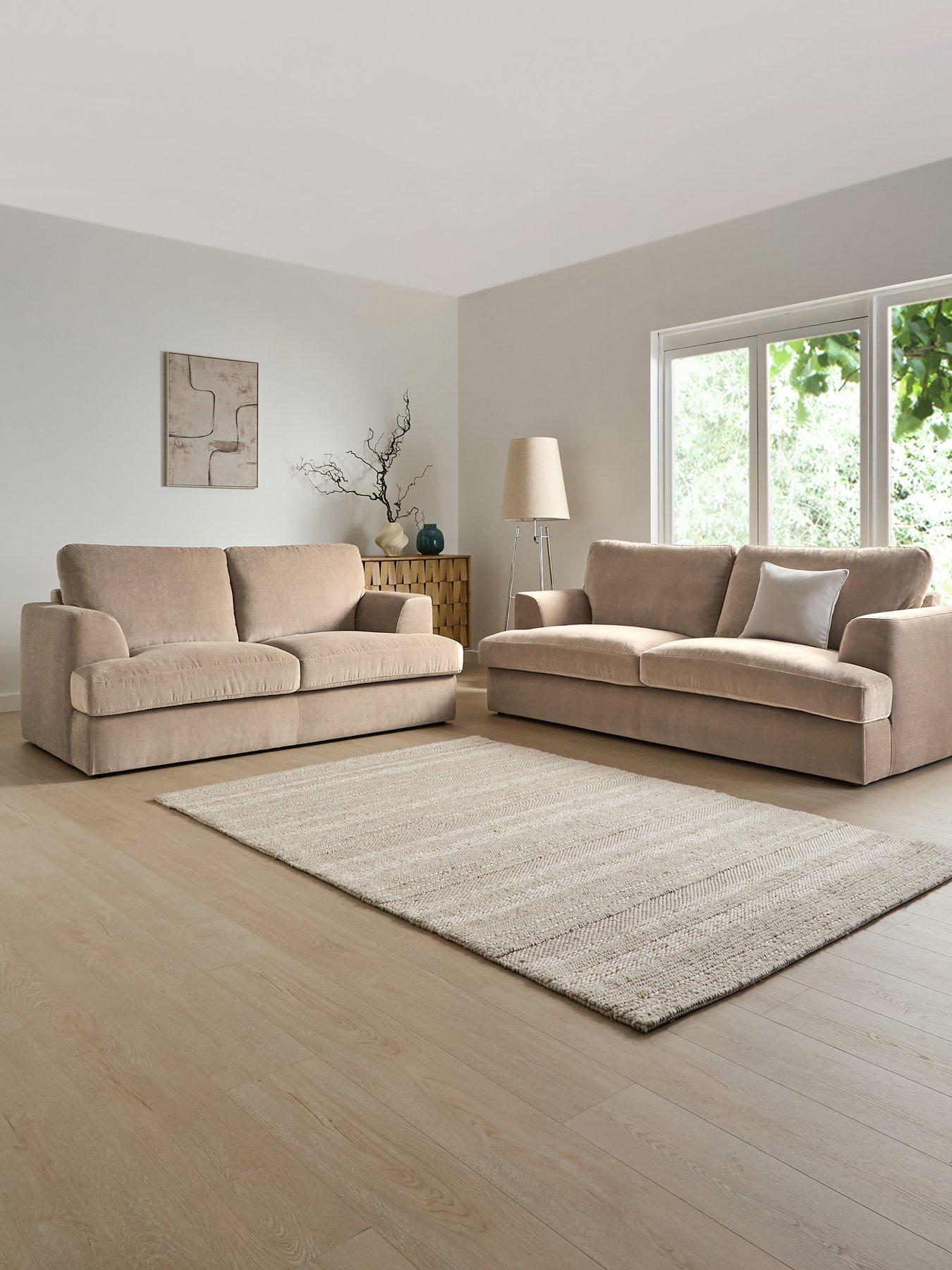 The Very Collection Escana 3 Seater + 2 Seater Sofa Set (Buy  &  SAVE!)