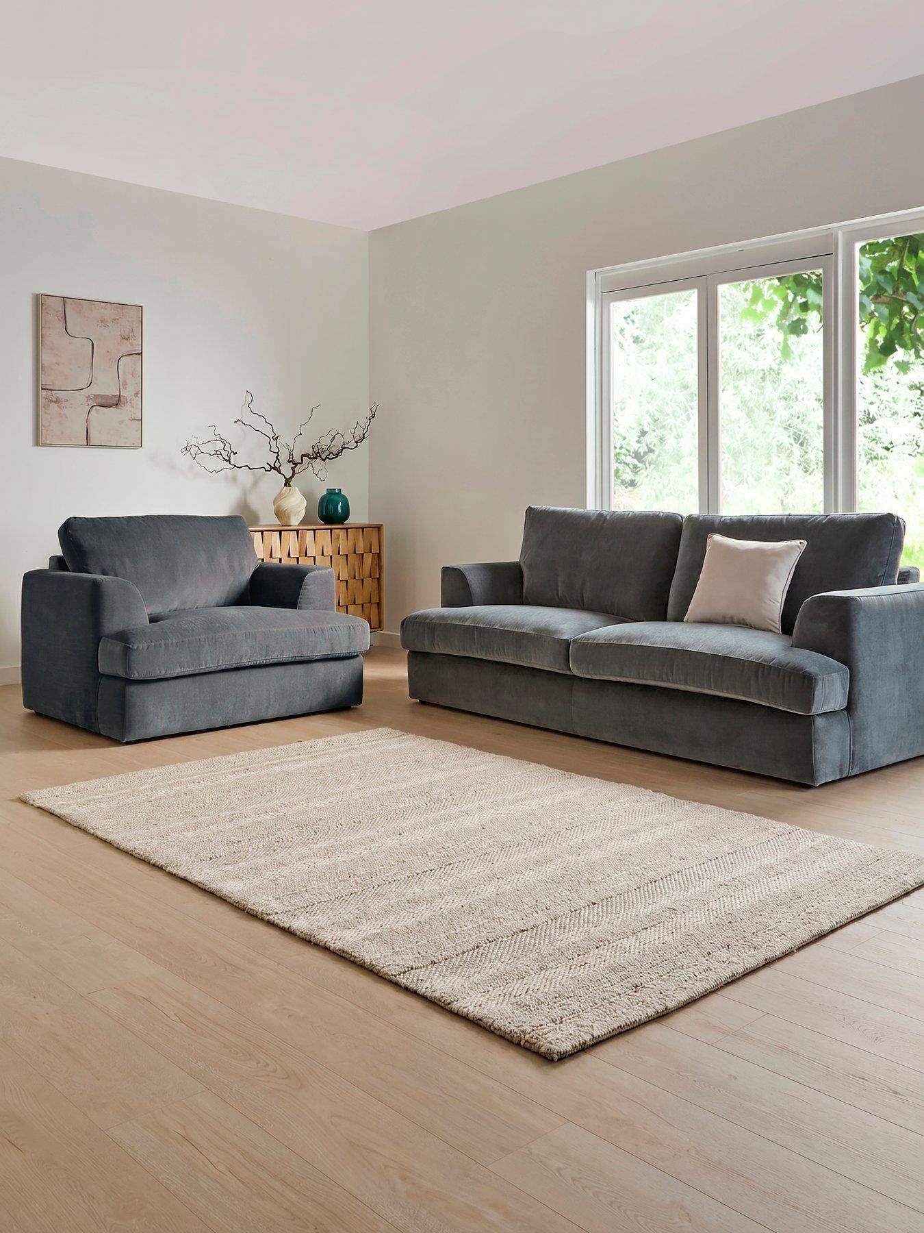 The Very Collection Escana 3 Seater Sofa + Snuggle Chair (Buy  &  SAVE!)