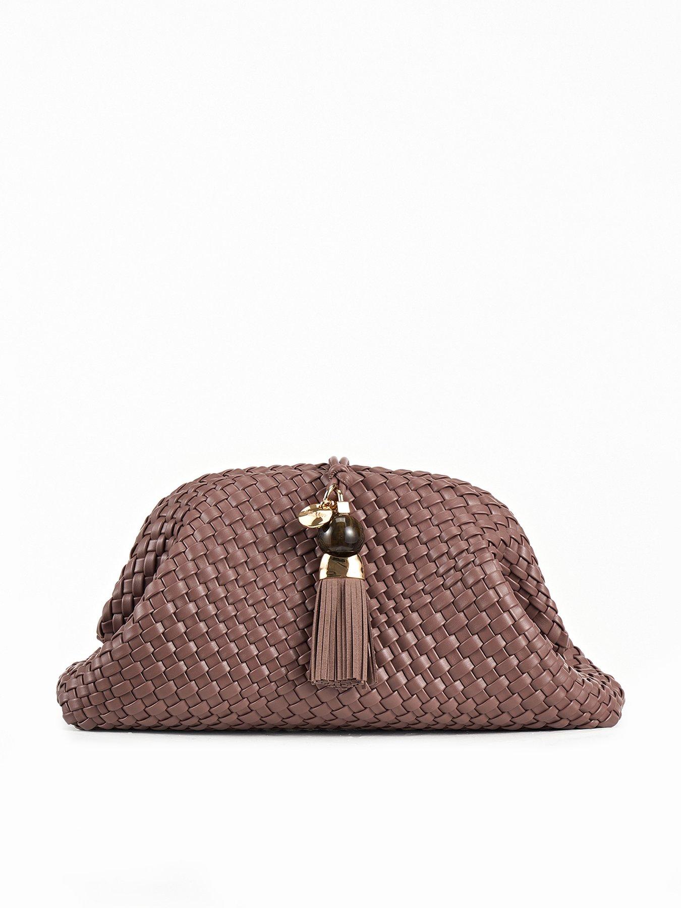 Luella Grey Luella Grey Indigo Oversized Clutch In Pecan
