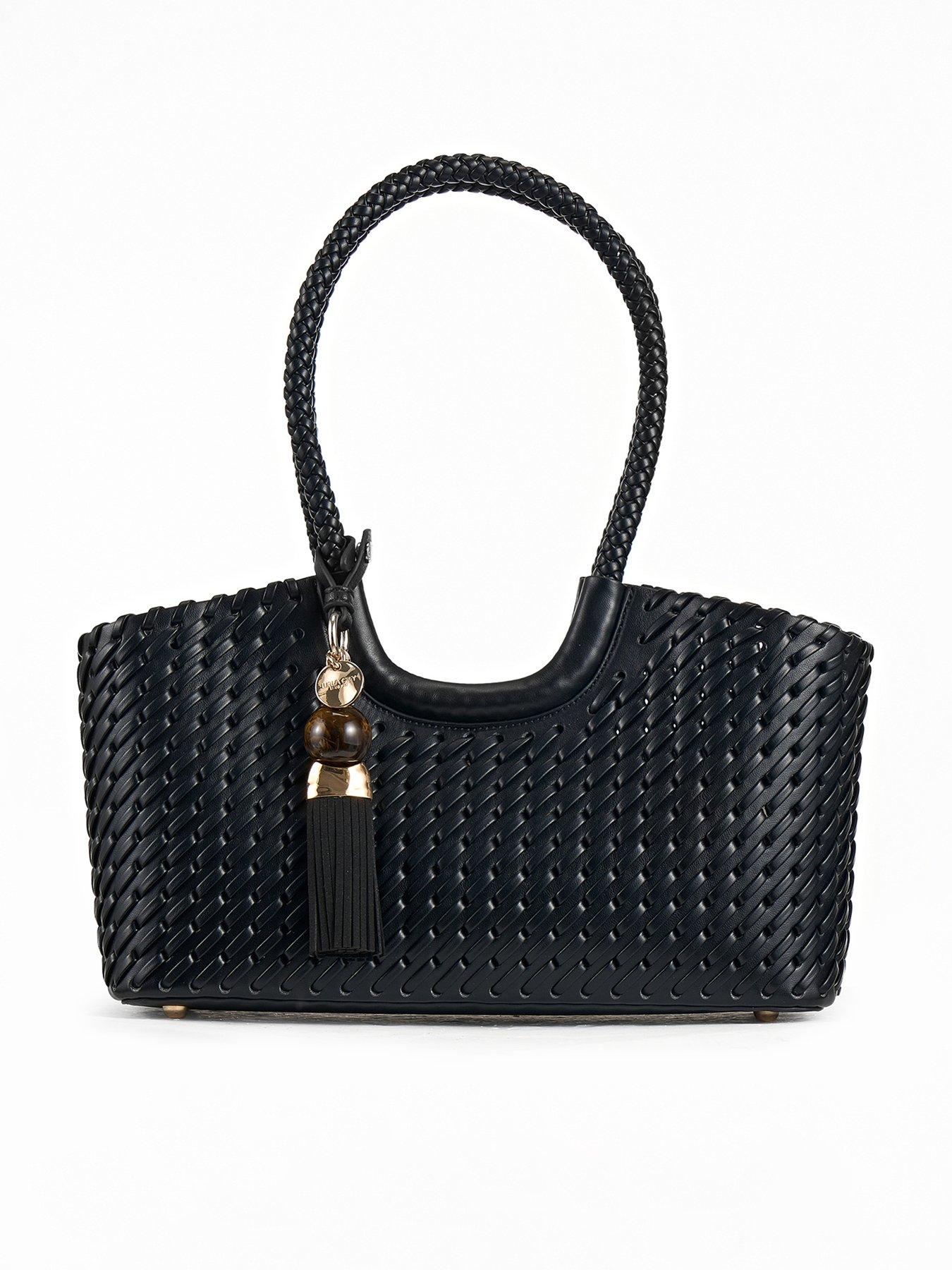 Luella Grey Luella Grey Paige Small Whipstitch Tote In Black