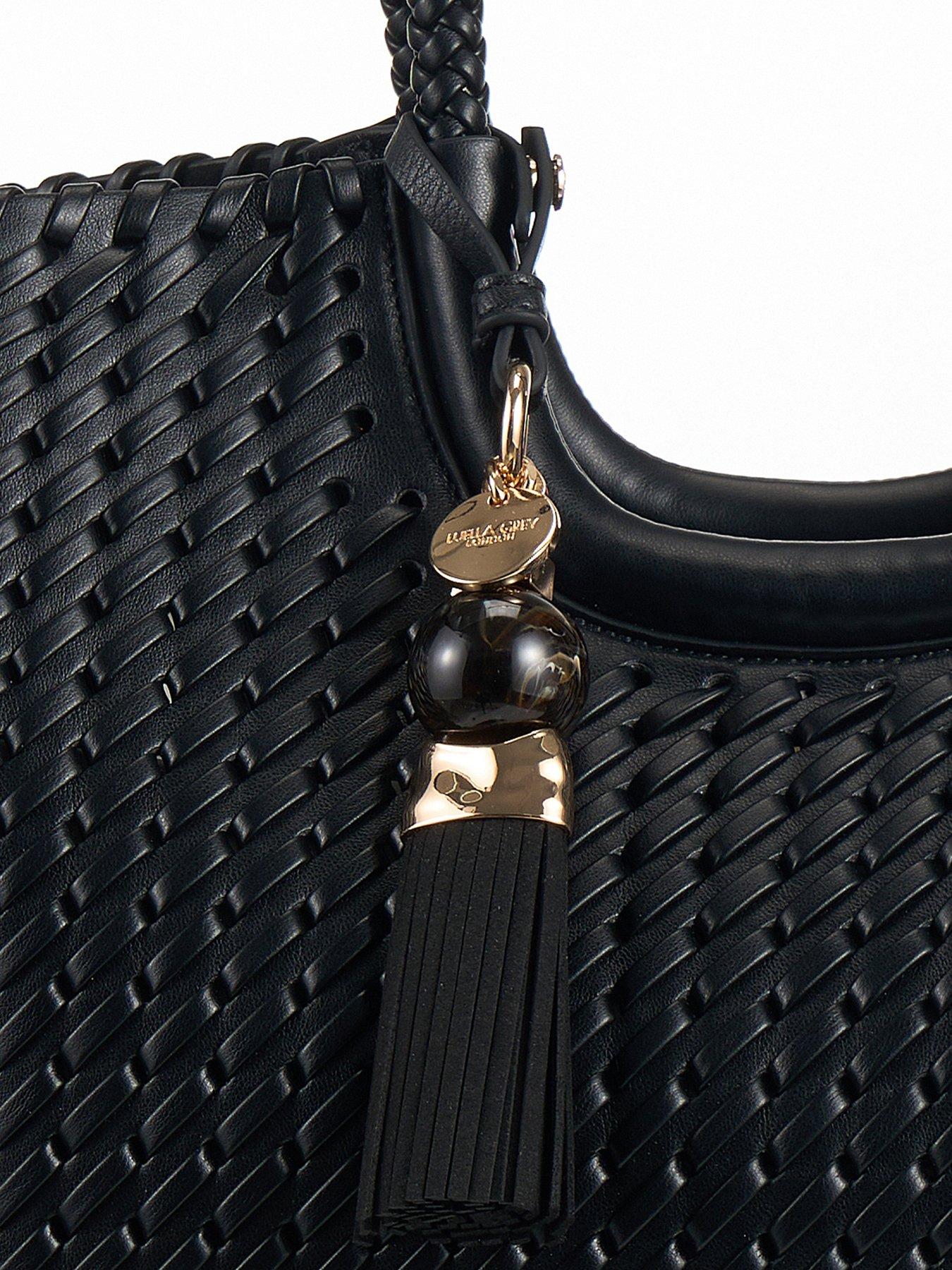 Image 5 of 7 of Luella Grey Lillie Whipstitch Tote In Black