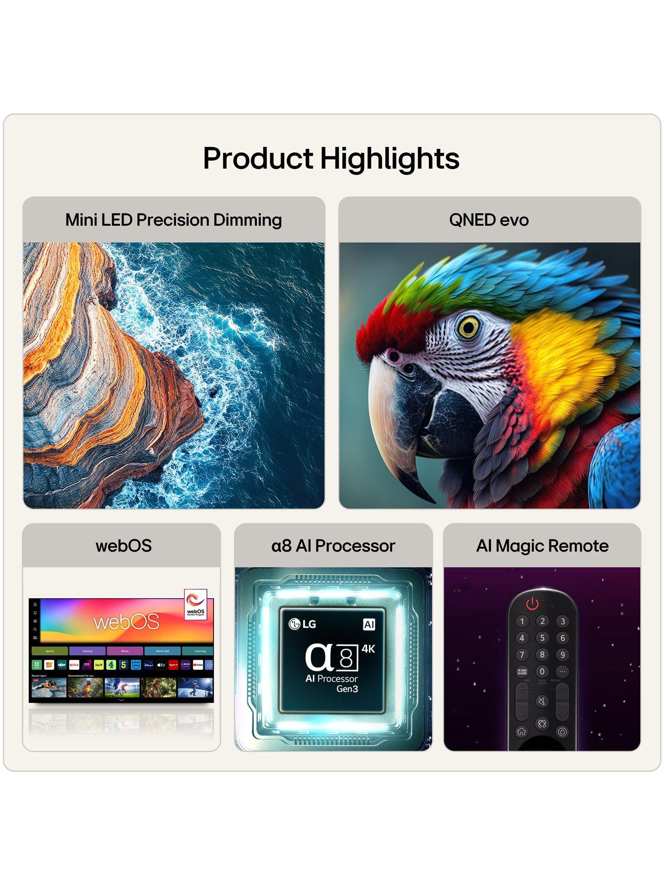 Image 2 of 7 of LG QNED evo MiniLED AI QNED85 55" 2026 4K Smart TV