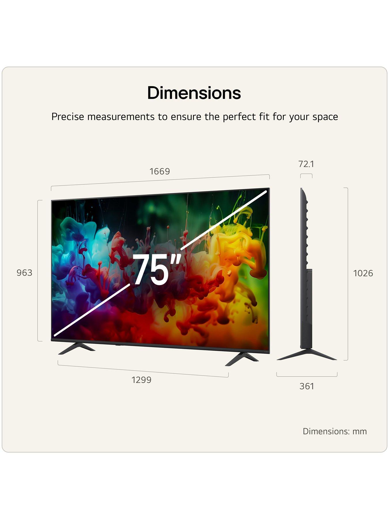 Image 3 of 7 of LG QNED MiniLED AI QNED70 75" 2026 4K Smart TV
