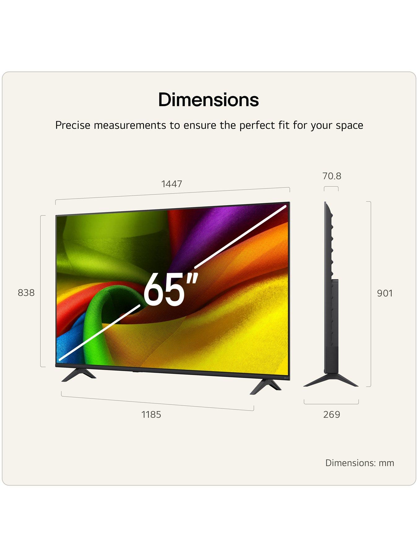 Image 3 of 7 of LG NANO 4K UHD AI NU85 65" 2026 4K Smart TV