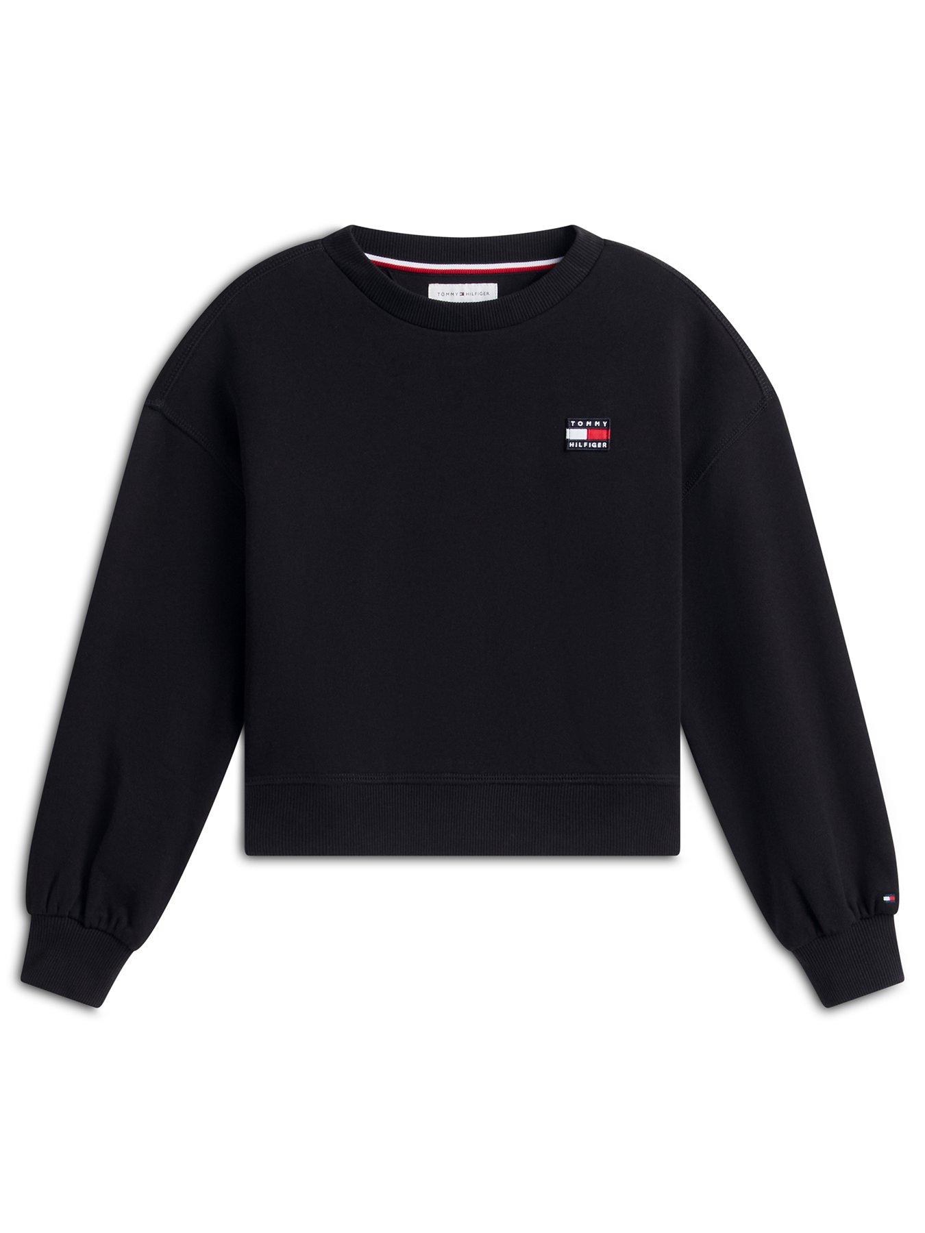 Tommy Hilfiger Girls Heritage Crew Neck And Legging Set - Black
