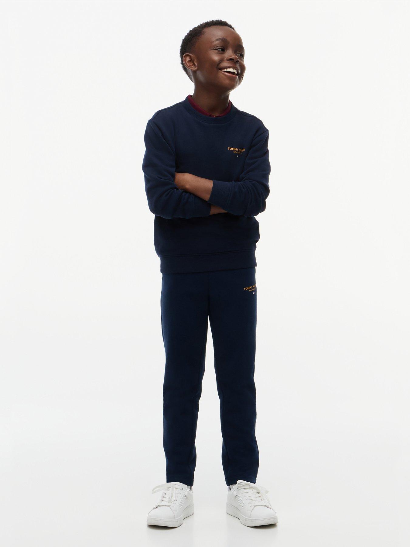 Image 3 of 5 of Tommy Hilfiger Boys Essential Logo Sweatpant - Dark Blue