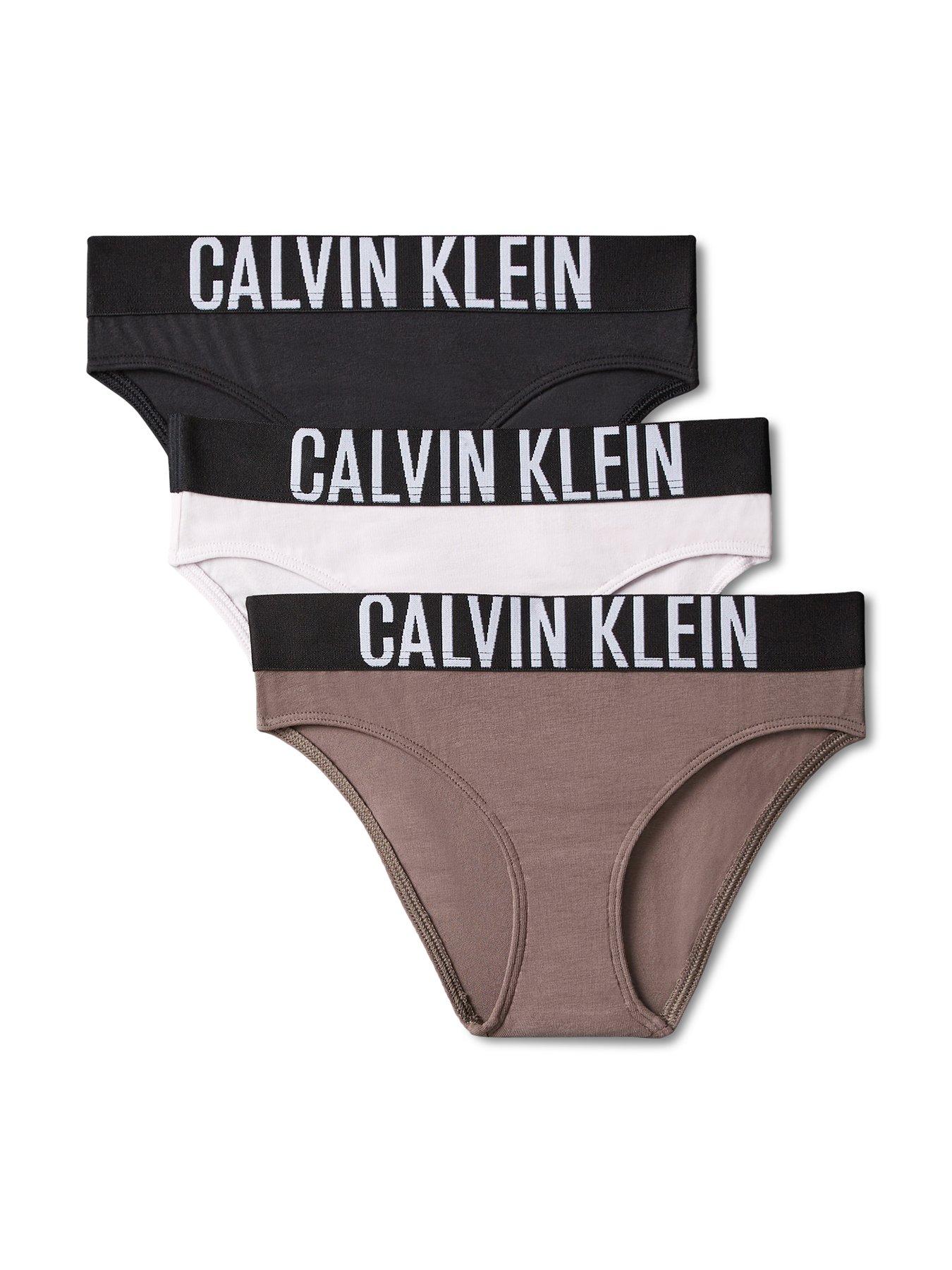Image 1 of 2 of Calvin Klein Girls 3 Pack Intense Brief - Multi
