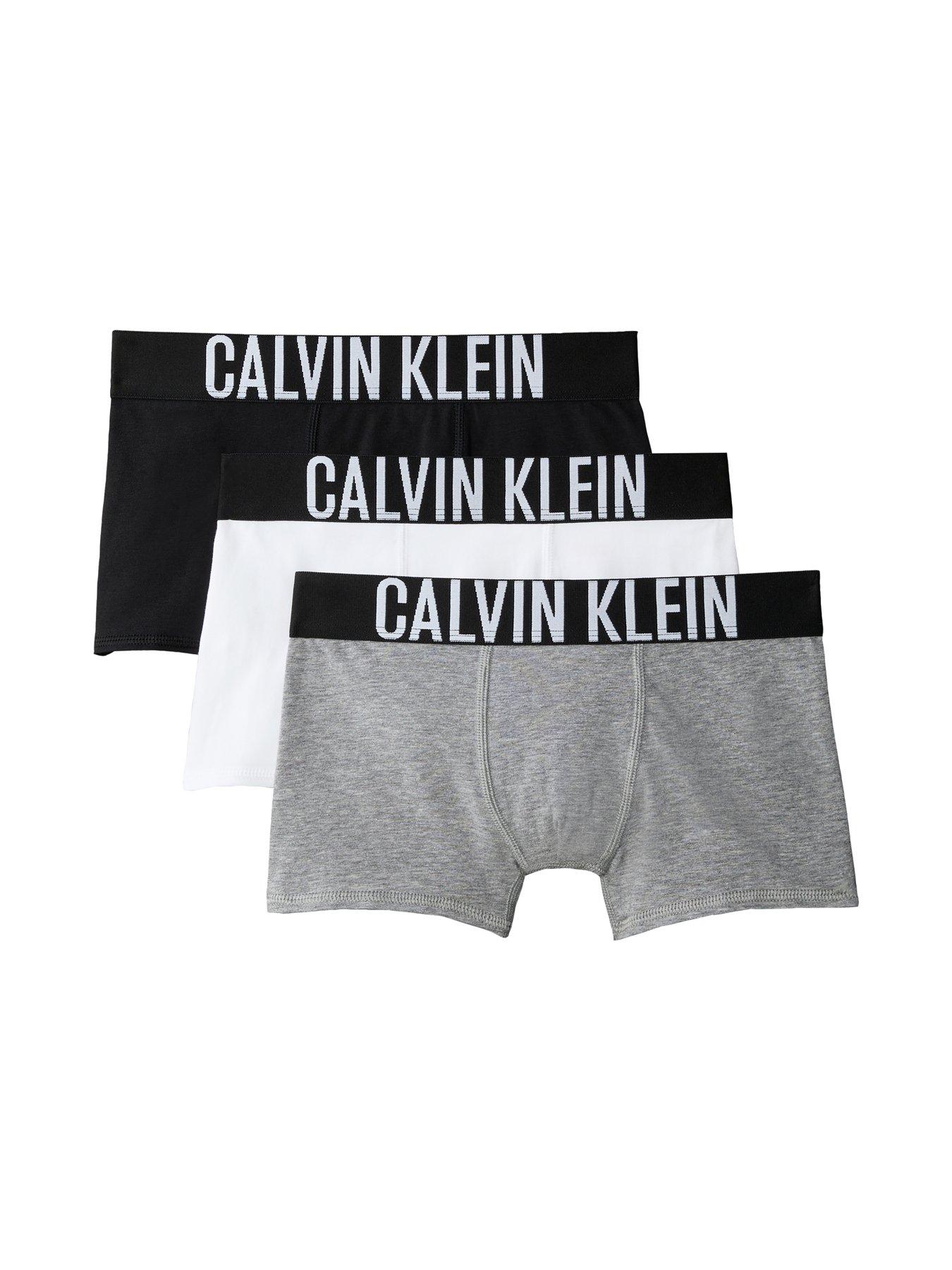Calvin Klein Boys 3 Pack Intense Trunk - Multi