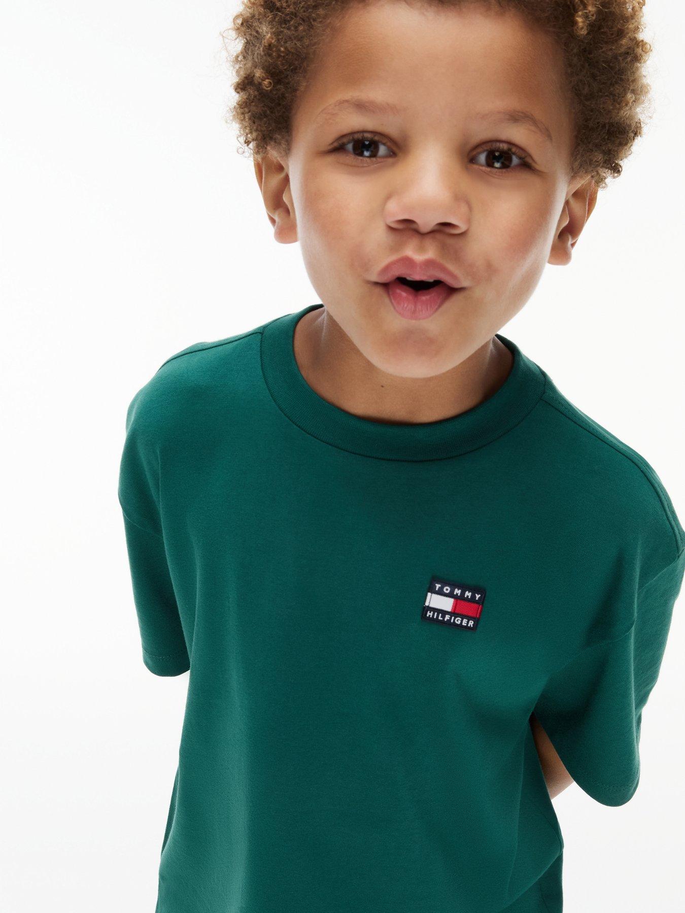 Image 6 of 6 of Tommy Hilfiger Flag Heritage Short Sleeve T-Shirt - Green