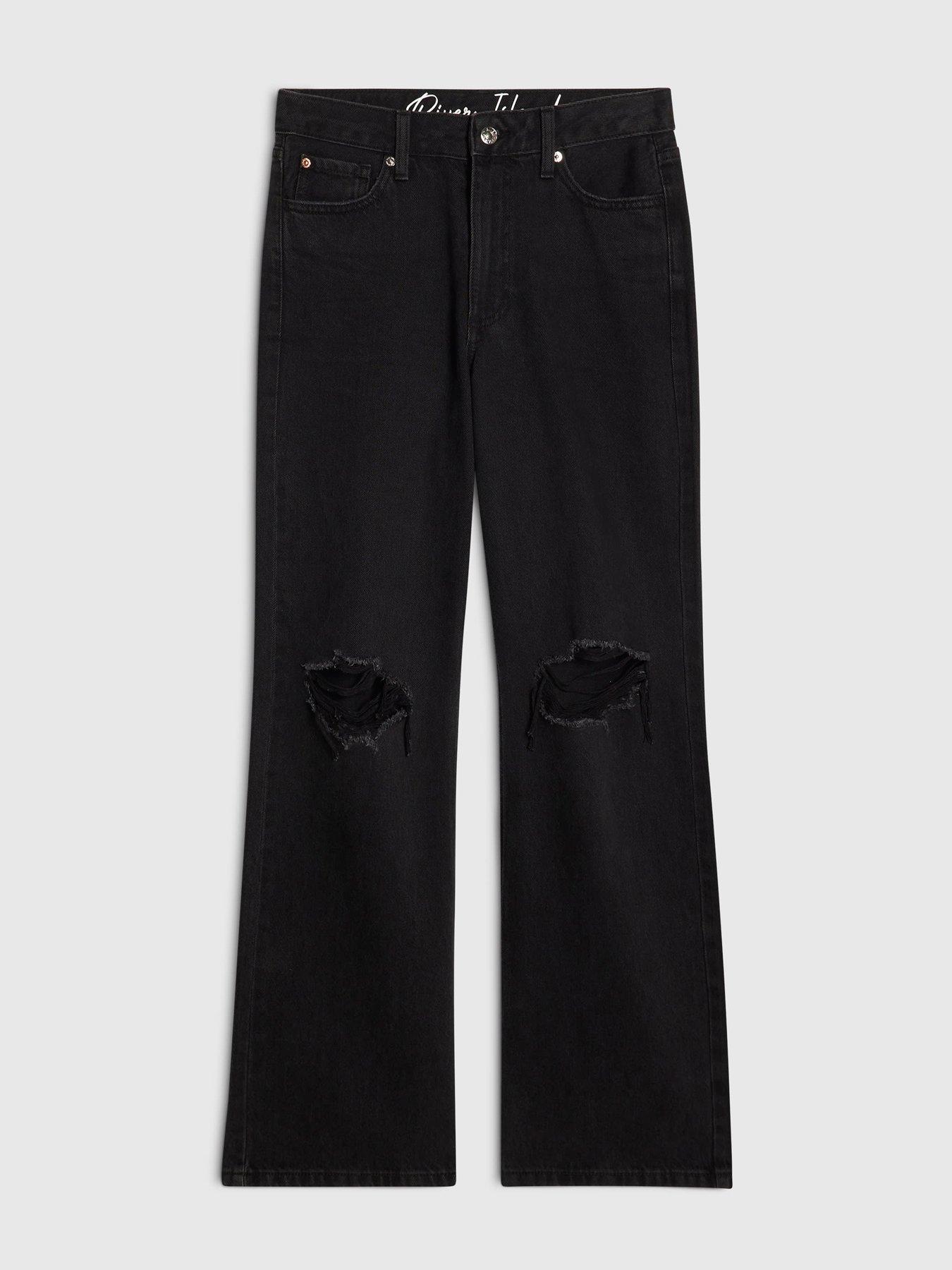 Image 5 of 6 of River Island Relaxed Straight Ripped Wander