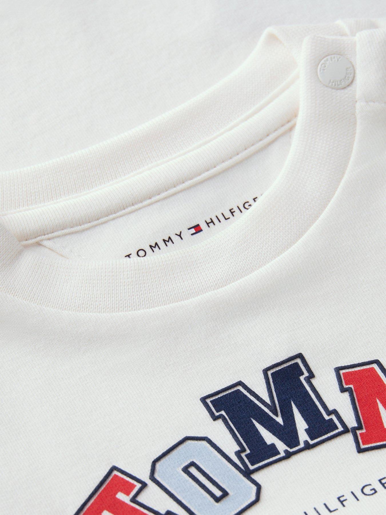 Image 4 of 4 of Tommy Hilfiger Boys 3 Piece Popper Shoulder Stretch T-Shirt Set - Multi