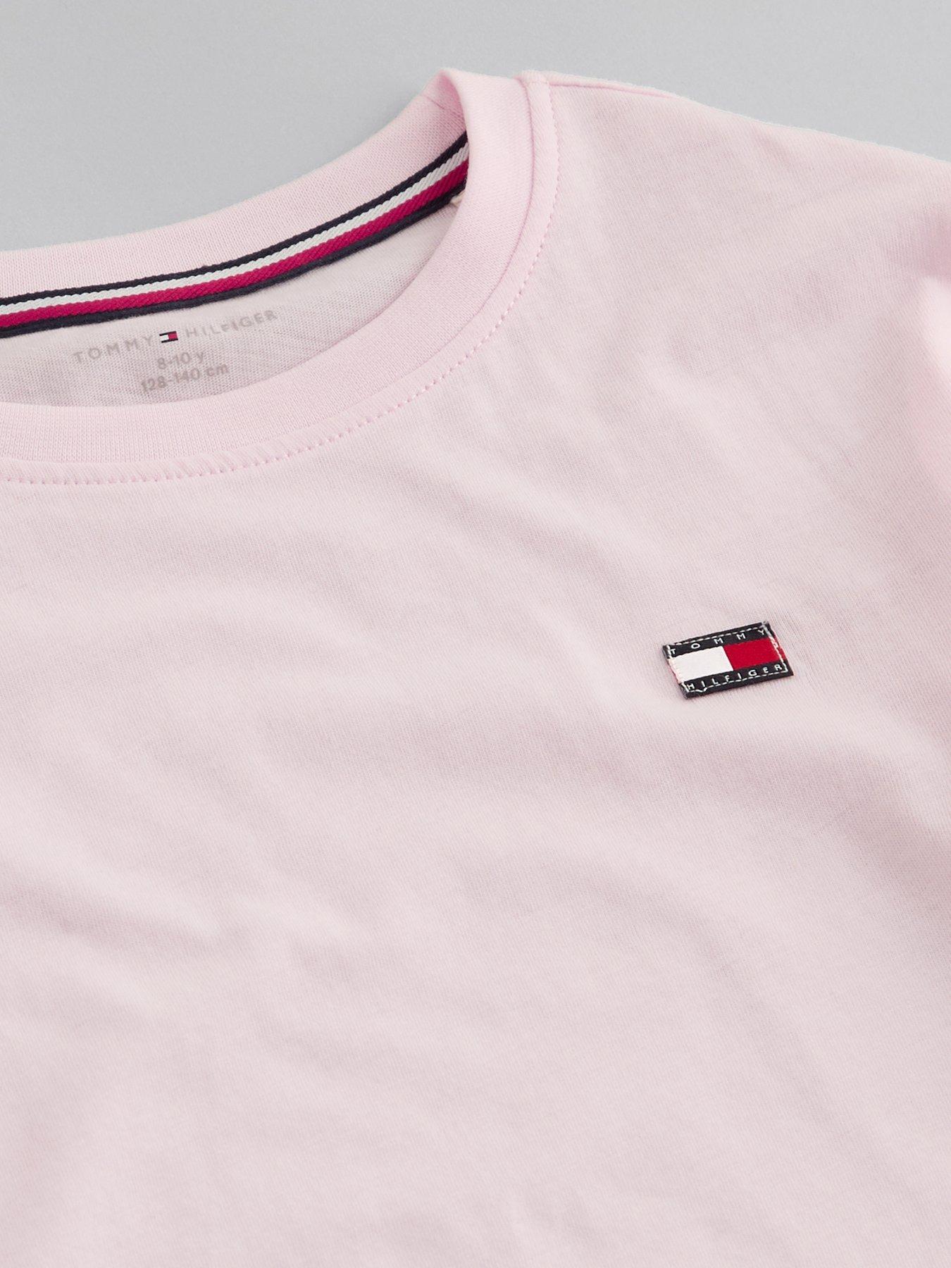 Image 4 of 4 of Tommy Hilfiger Girls Long Sleeve Pyjama Set - Pink