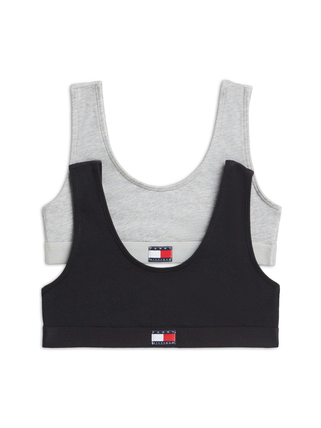 Image 1 of 3 of Tommy Hilfiger Girls 2 Pack Bralette - Multi