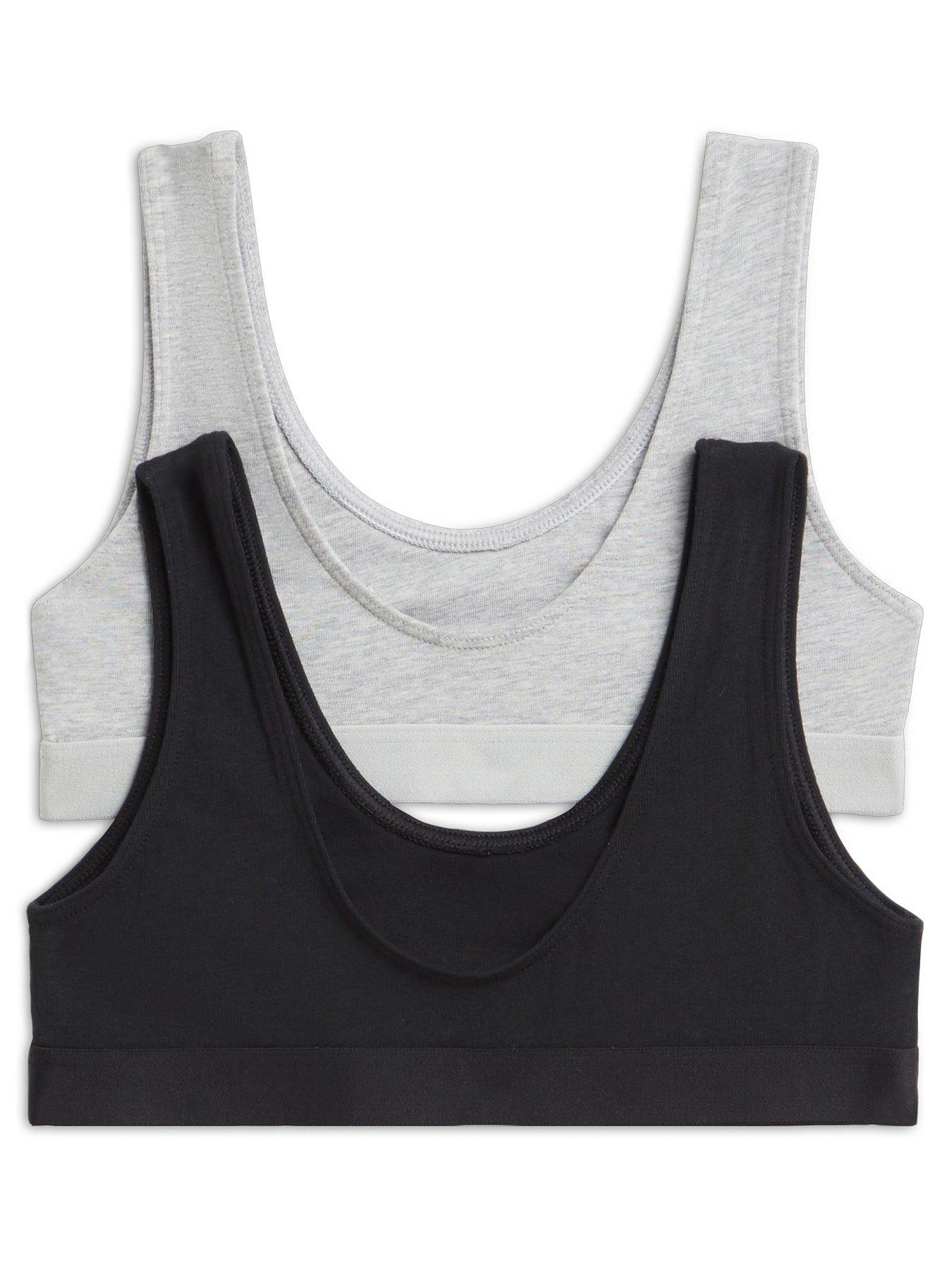 Image 2 of 3 of Tommy Hilfiger Girls 2 Pack Bralette - Multi