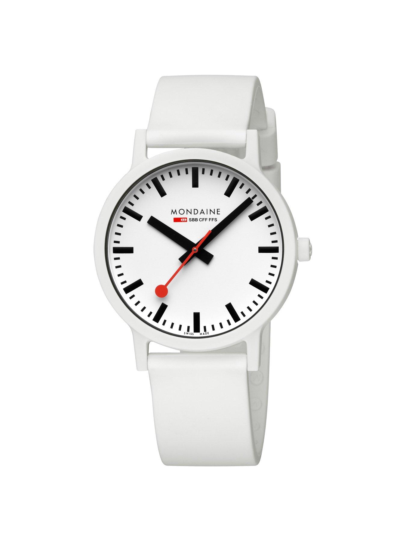 Image 2 of 7 of Mondaine MON SBB ESSENCE WHT DIAL&nbsp;41mm WHT SILICON