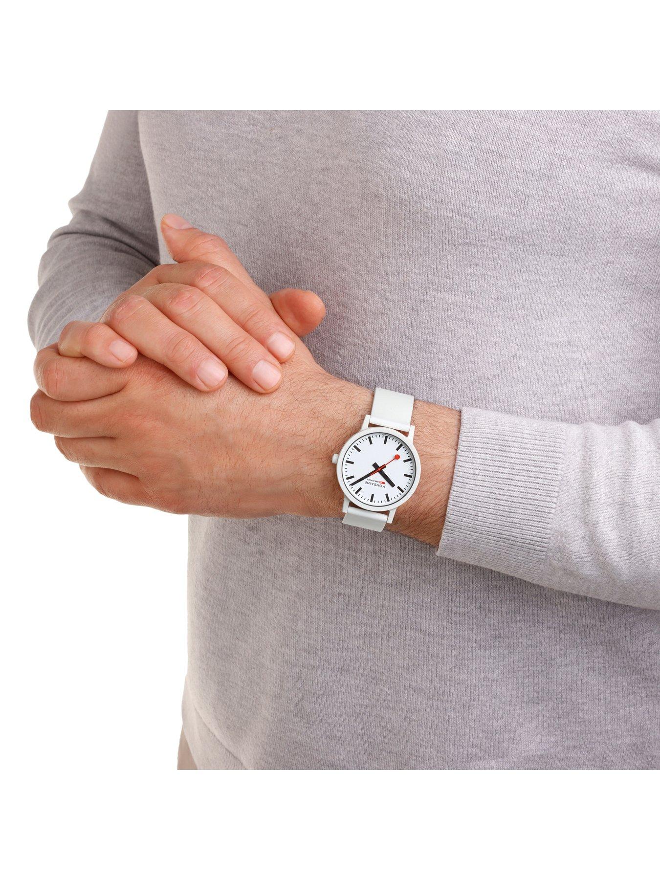 Image 3 of 7 of Mondaine MON SBB ESSENCE WHT DIAL&nbsp;41mm WHT SILICON