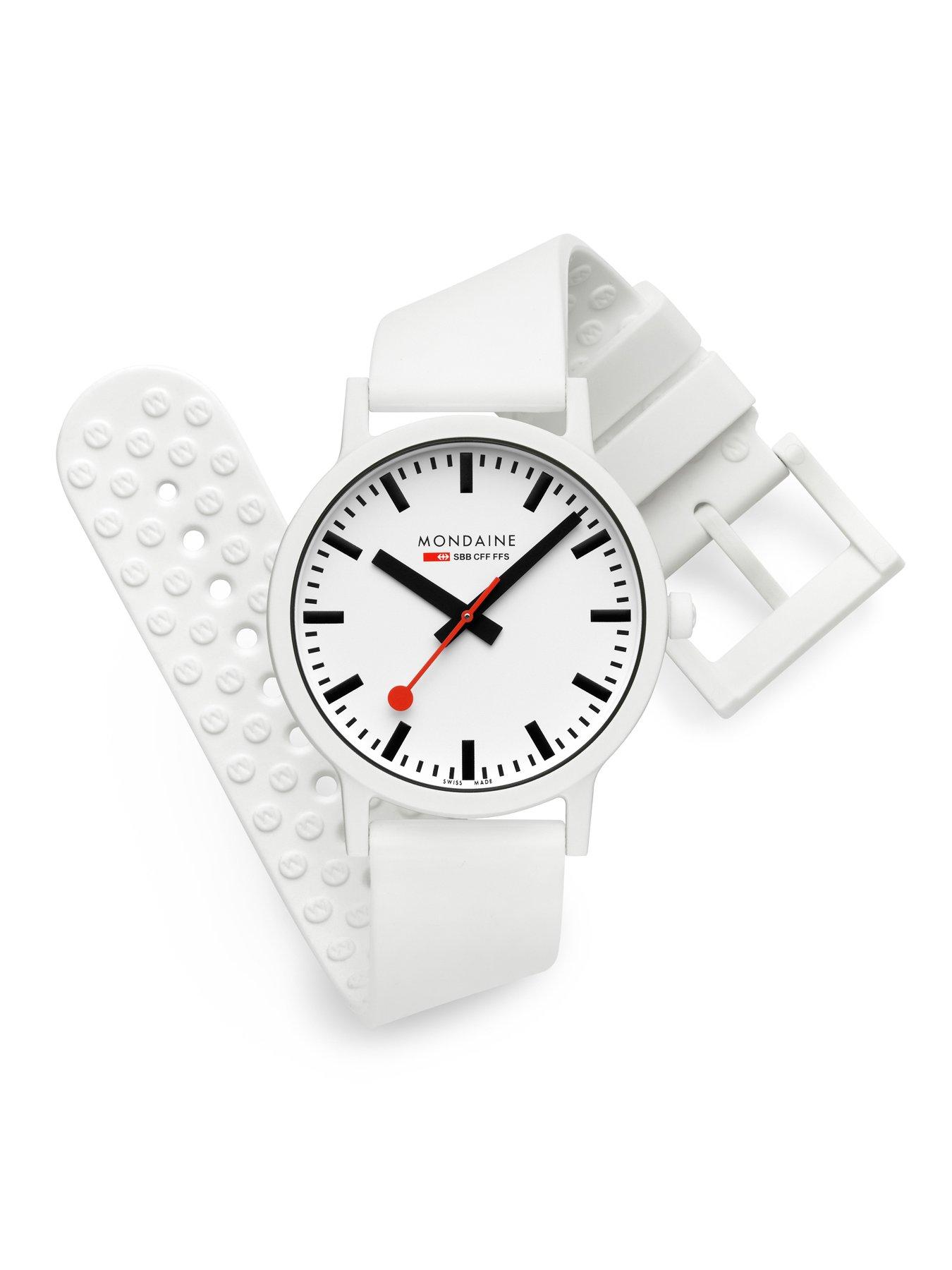Image 4 of 7 of Mondaine MON SBB ESSENCE WHT DIAL&nbsp;41mm WHT SILICON
