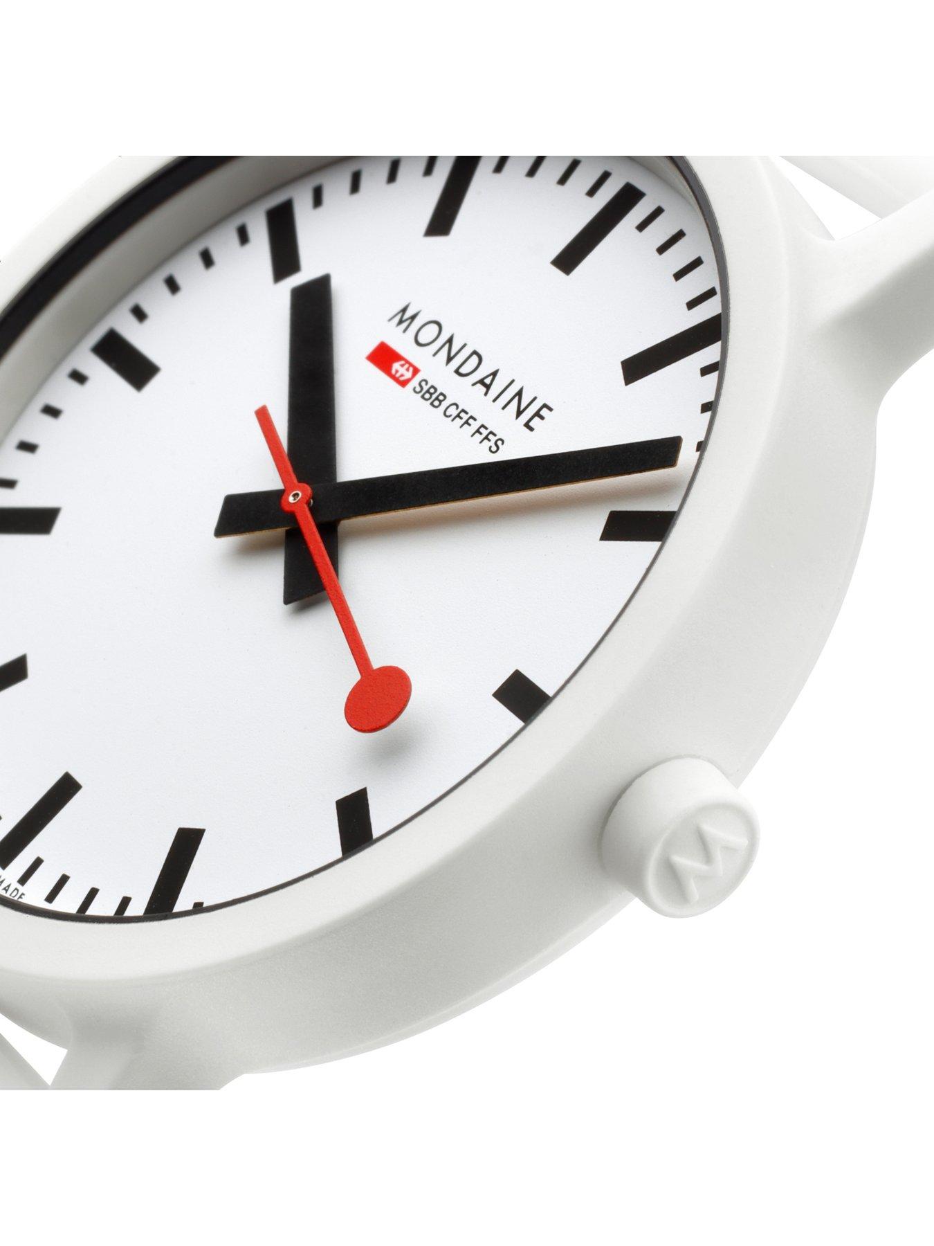 Image 6 of 7 of Mondaine MON SBB ESSENCE WHT DIAL&nbsp;41mm WHT SILICON