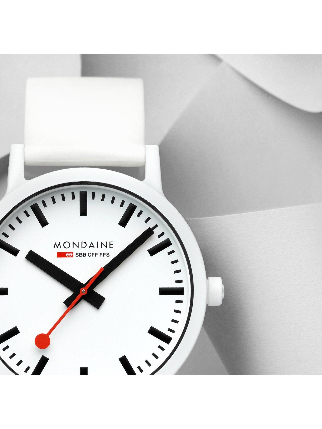 Image 7 of 7 of Mondaine MON SBB ESSENCE WHT DIAL&nbsp;41mm WHT SILICON