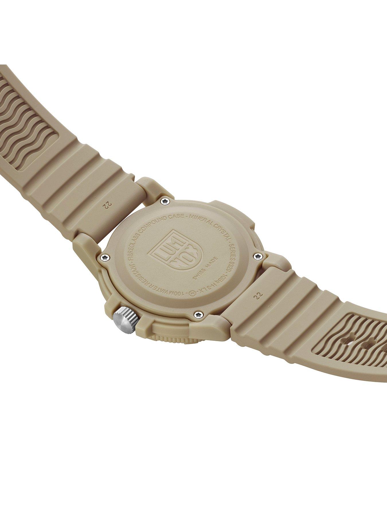 Image 2 of 7 of Luminox Sea Turtle 0320 Series 44mm Leatherback Sand Dial & Strap