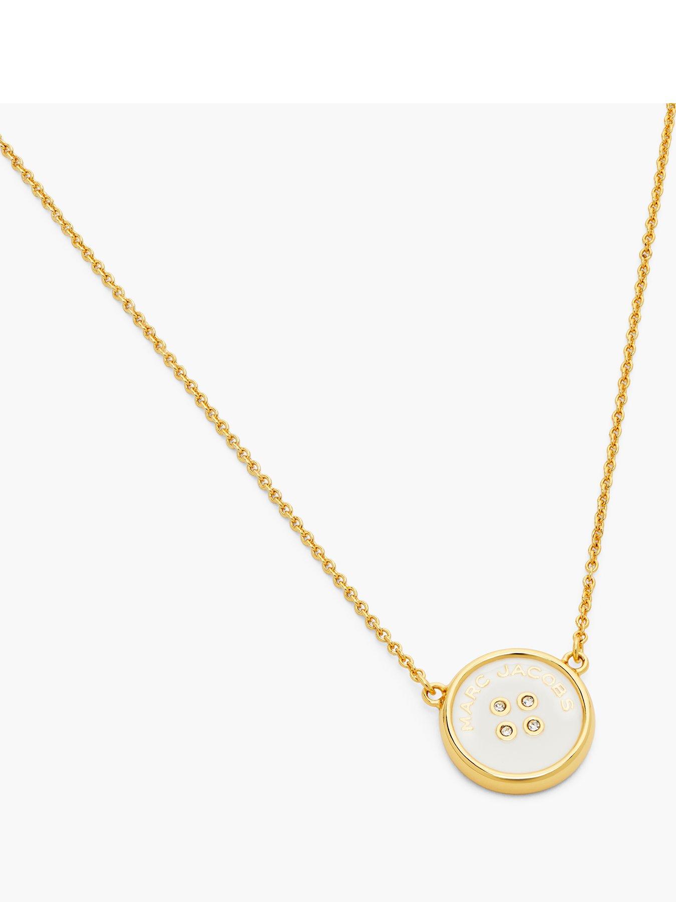 MARC JACOBS Button Pendant Necklace