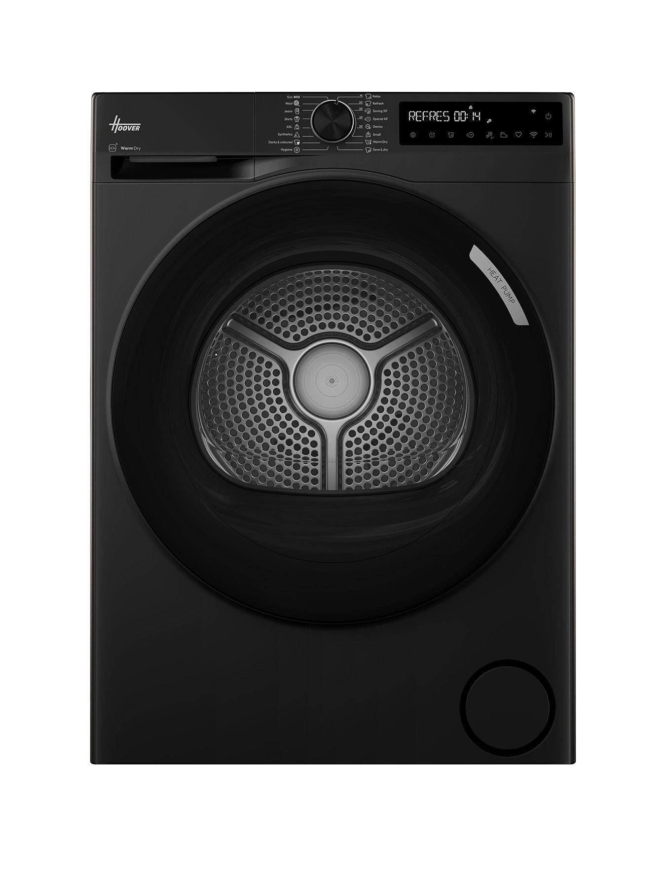 Hoover HBR 10N2BJX-80 Pro Dry Series 3, 10kg Heat Pump, A++ Energy Class, Wifi, Freestanding Tumble Dryer - Black