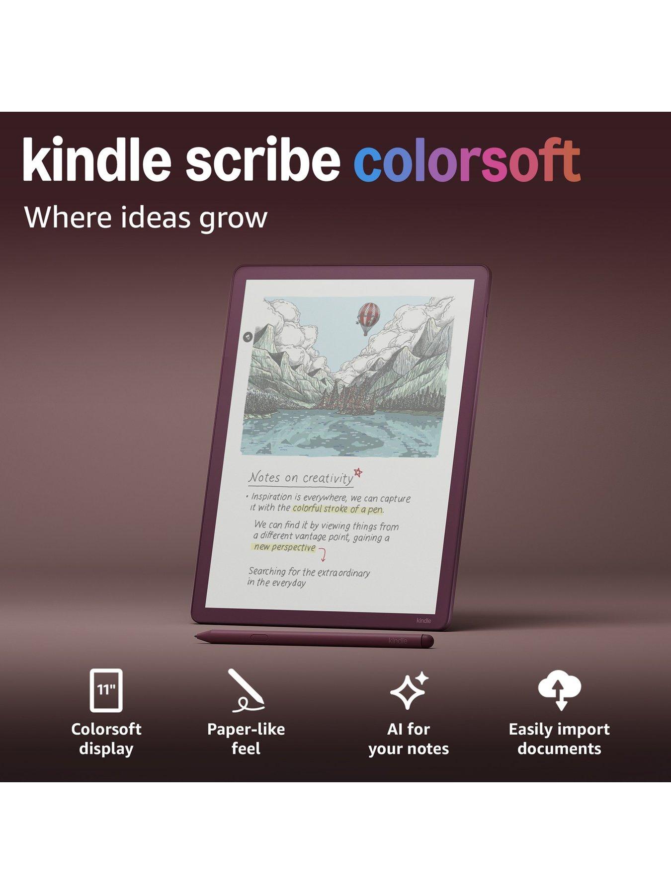 Amazon Kindle Scribe Colorsoft (2026 release) – 64GB Fig | Very