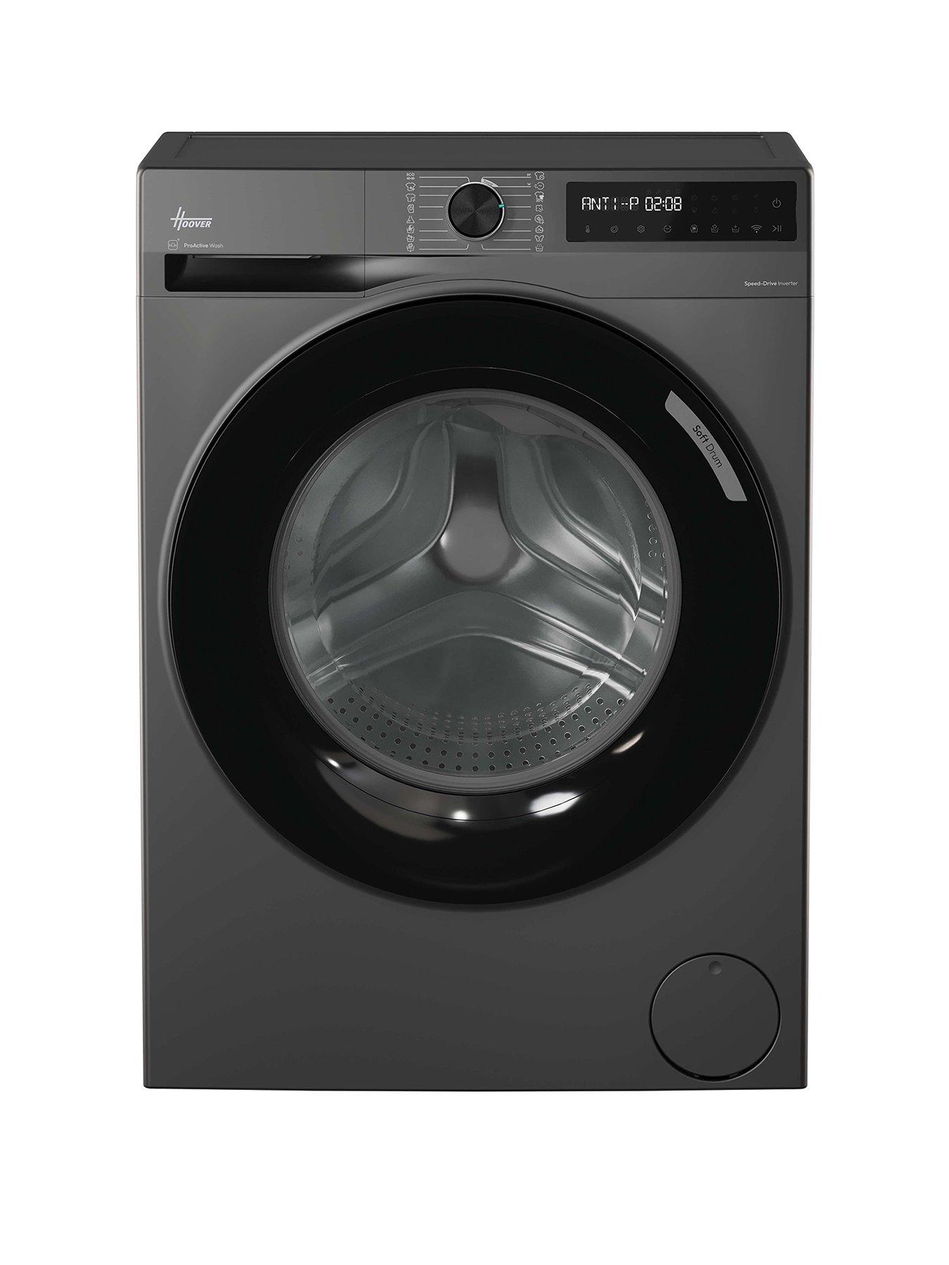 Hoover Hbr 410Bl8G-80 Pro Wash Series 3, 10Kg, A-20% Energy Class, 1400 Rpm, Wifi, Freestanding Washing Machine - Graphite