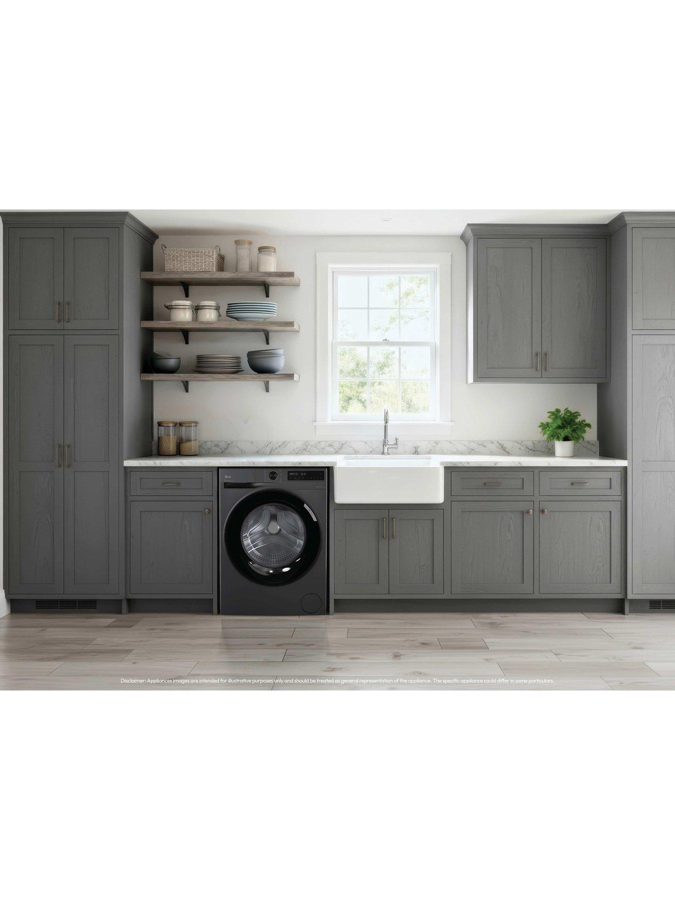 Image 2 of 8 of Hoover Pro Wash Series 3 HBR 49SBL8G-80 9kg Washing Machine, A Rated, 1400 rpm, Wifi -&nbsp;Graphite
