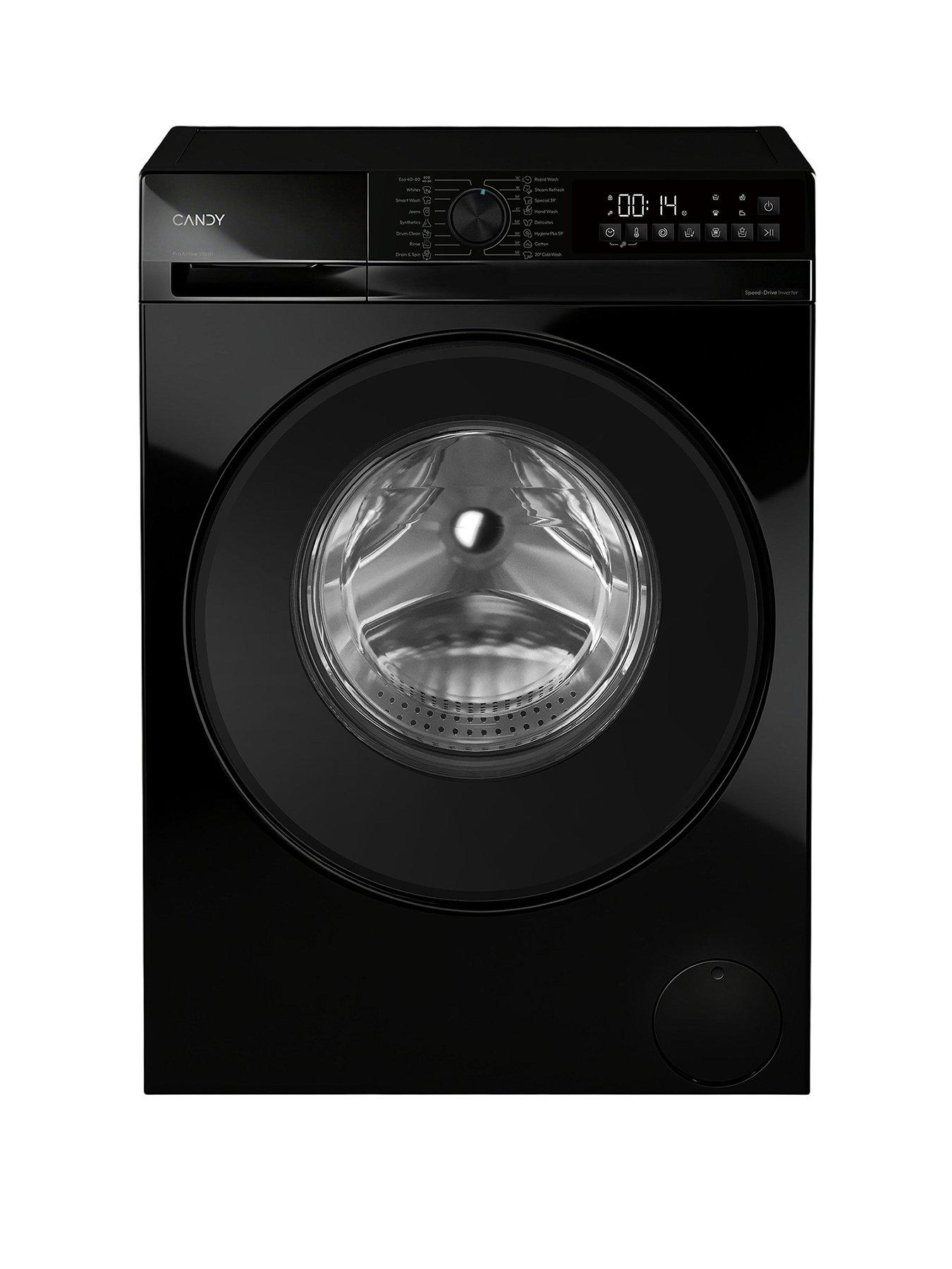 Candy GD 49B10B-80 Quick Pro, 9kg, A Energy Class, 1400 rpm Washing Machine - Black