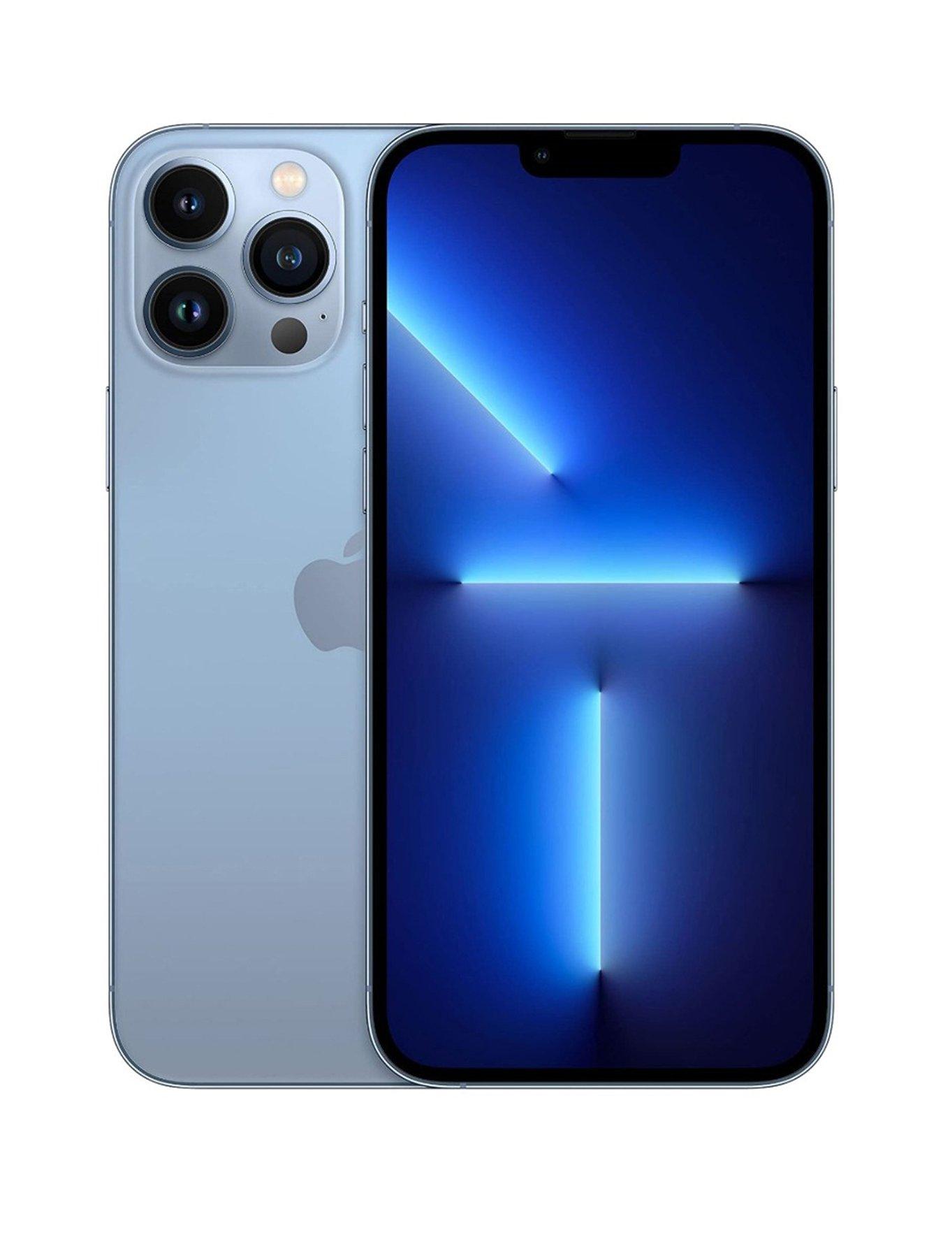 Refurbished Apple iPhone 13 Pro Max - 128GB, Sierra Blue (Pristine Condition)