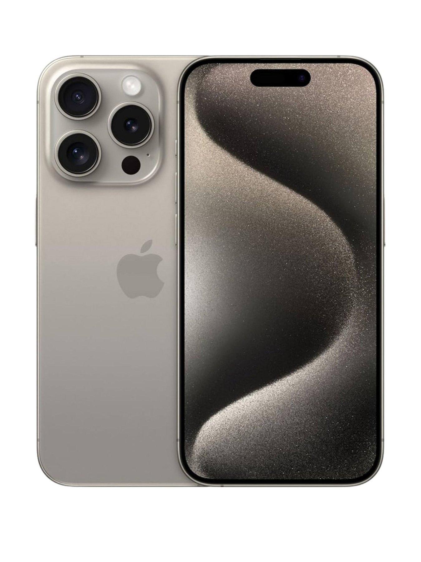 Refurbished Apple iPhone 15 Pro - 128GB, Natural Titanium (Pristine Condition)