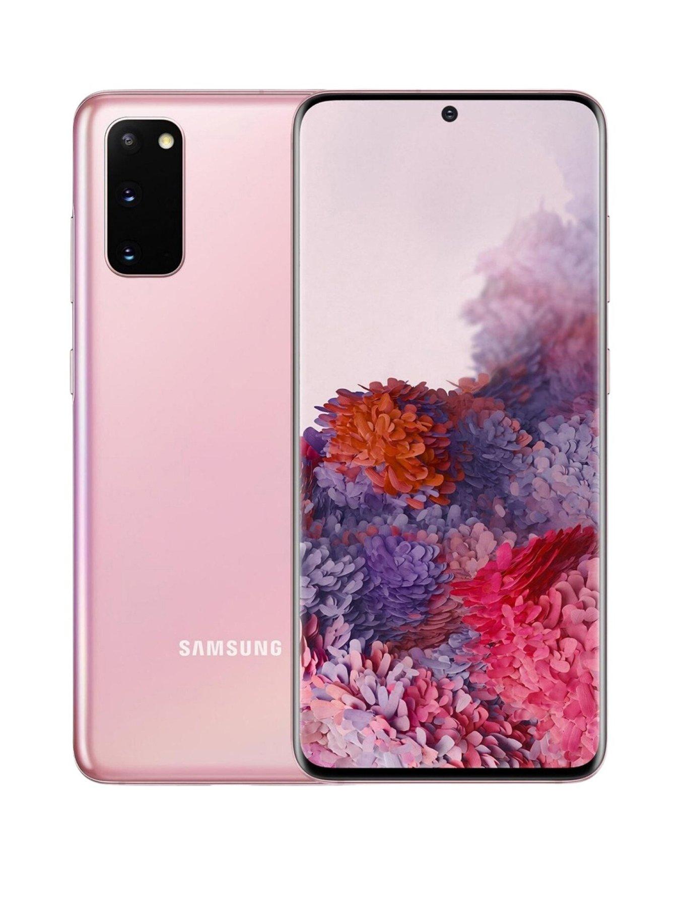 Refurbished Samsung S20 5G - 128GB, Cloud Pink (Pristine Condition)