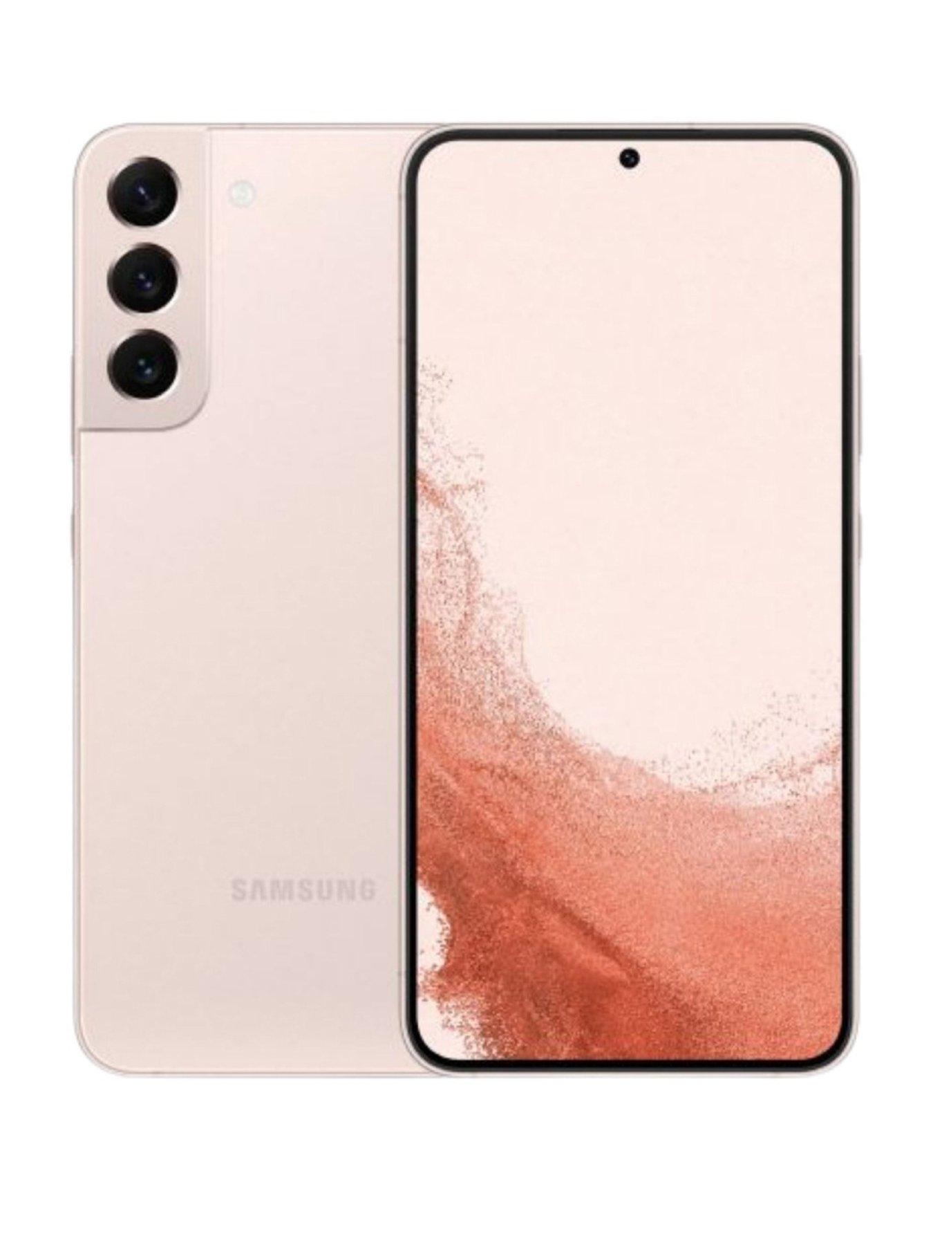Refurbished Samsung S22 5G - 128GB, Pink Gold (Pristine Condition)