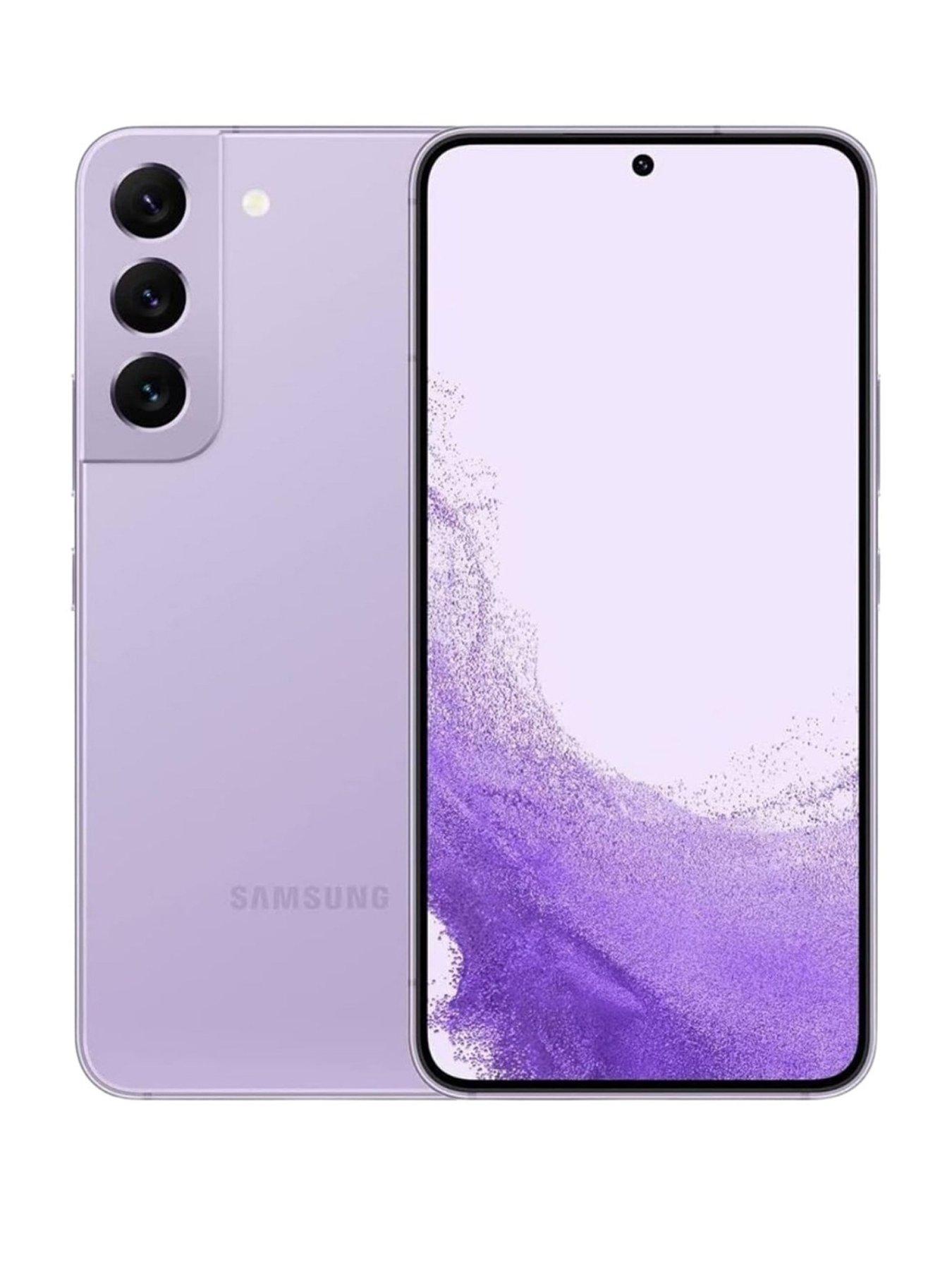 Refurbished Samsung S22 5G - 128GB, Violet (Pristine Condition)