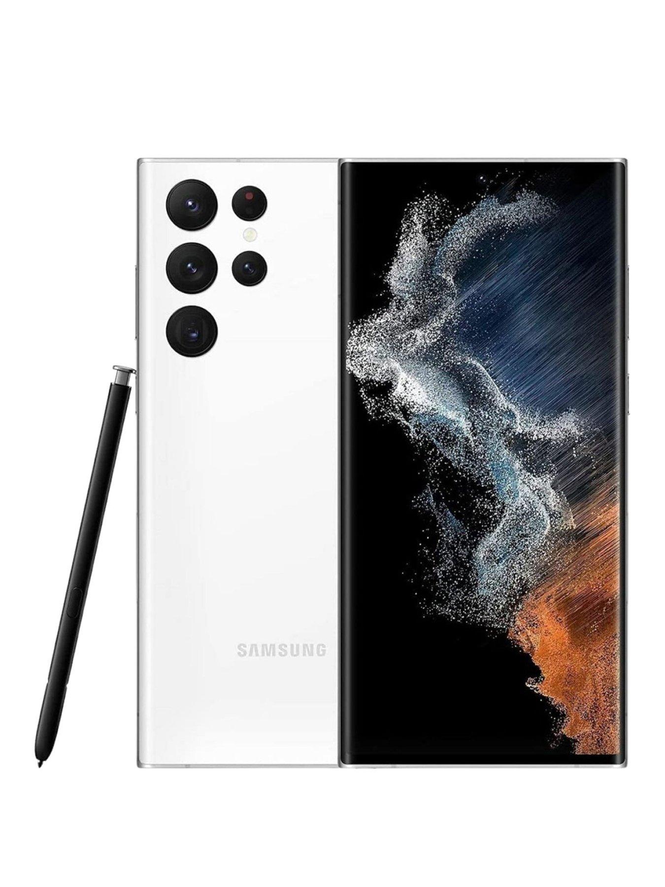 Refurbished Samsung S22 Ultra 5G - 128GB, White (Pristine Condition)
